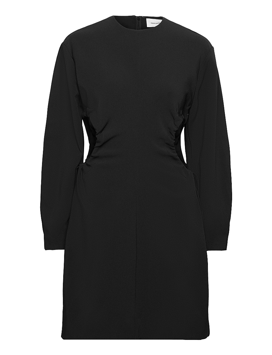 HOLZWEILER - Vision Cut Dress - short dresses - black - 0