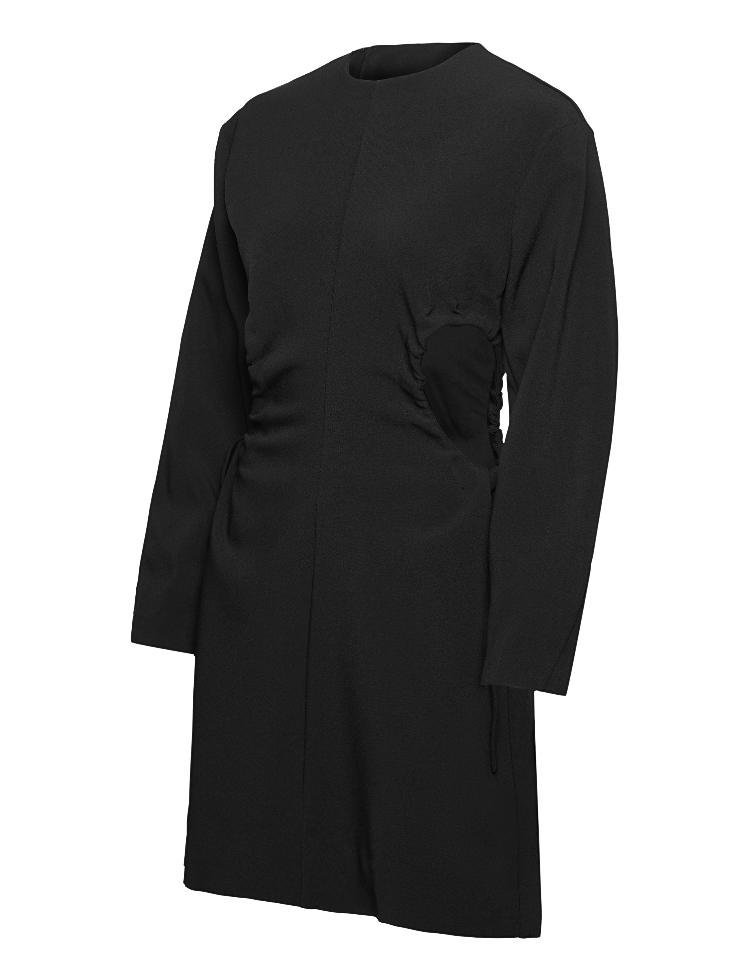 HOLZWEILER - Vision Cut Dress - short dresses - black - 3