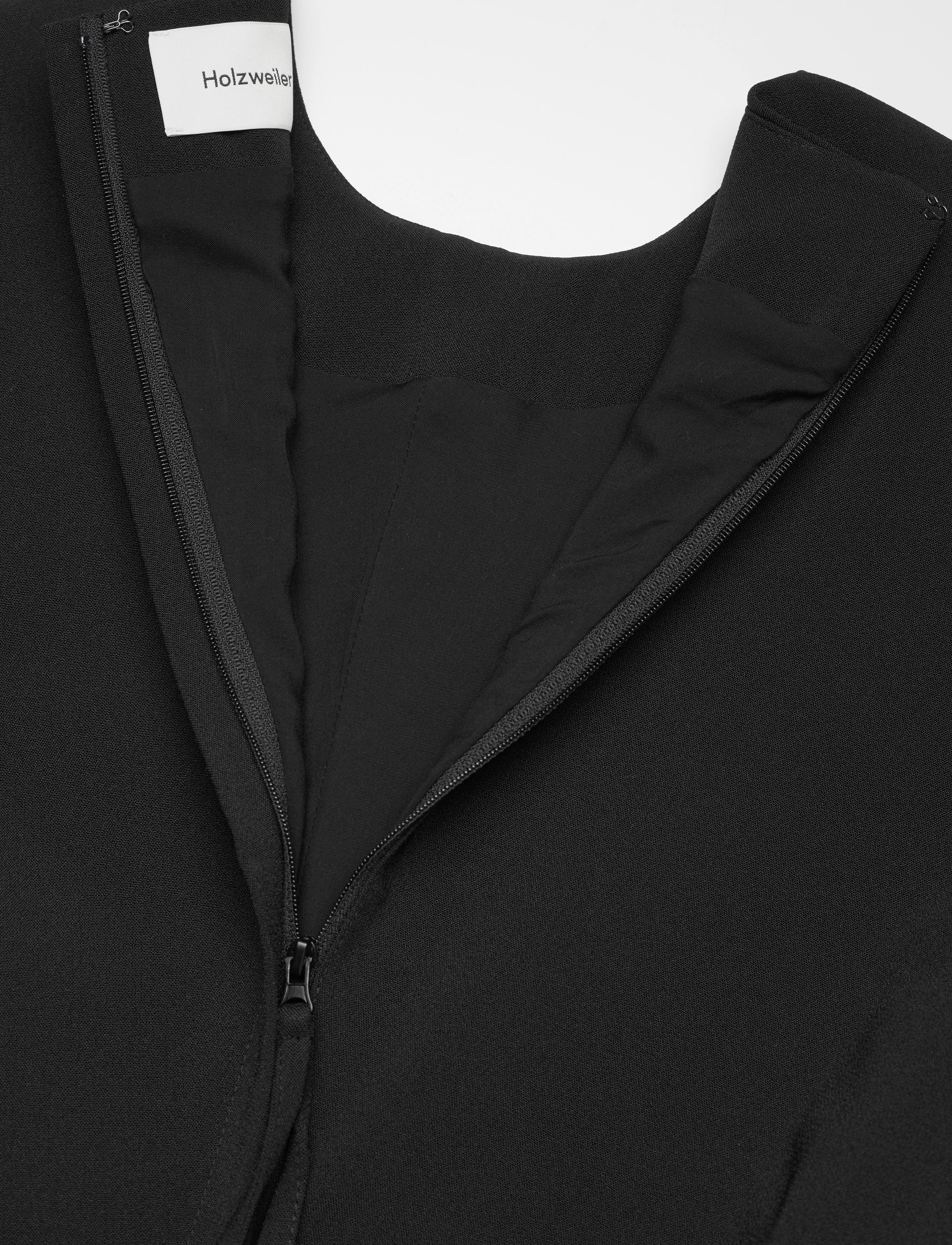 HOLZWEILER - Vision Cut Dress - short dresses - black - 5