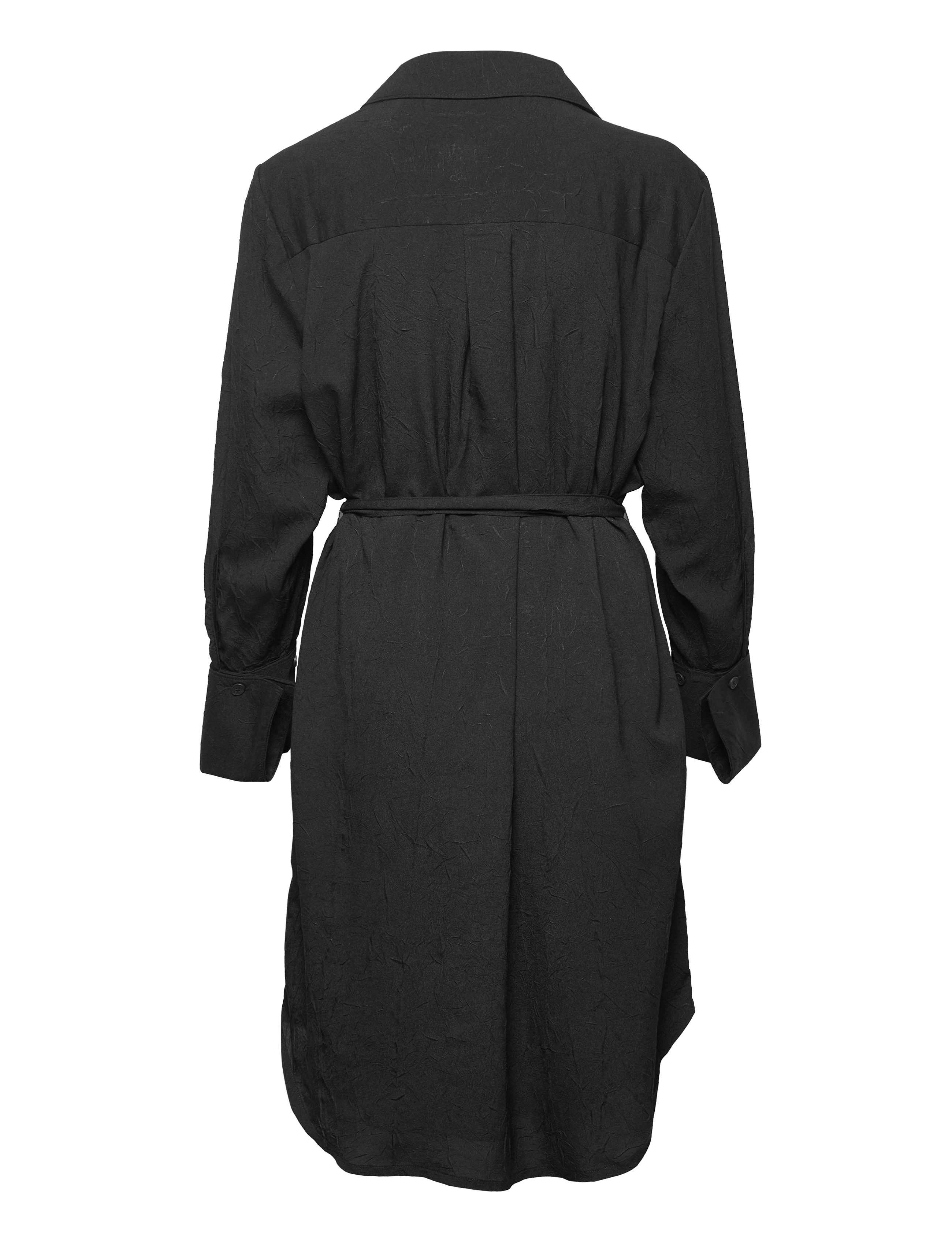 HOLZWEILER - Evi Structure Dress - skjortekjoler - black - 2