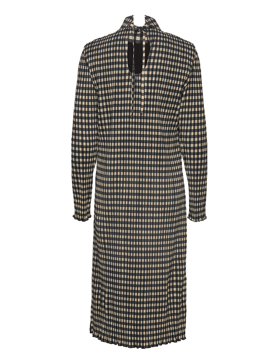 HOLZWEILER - Galia Check Dress - midikleidid - beige check - 2