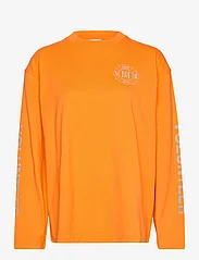 HOLZWEILER - W. Spectre Thermal Longsleeve - t-shirts & topper - orange - 0