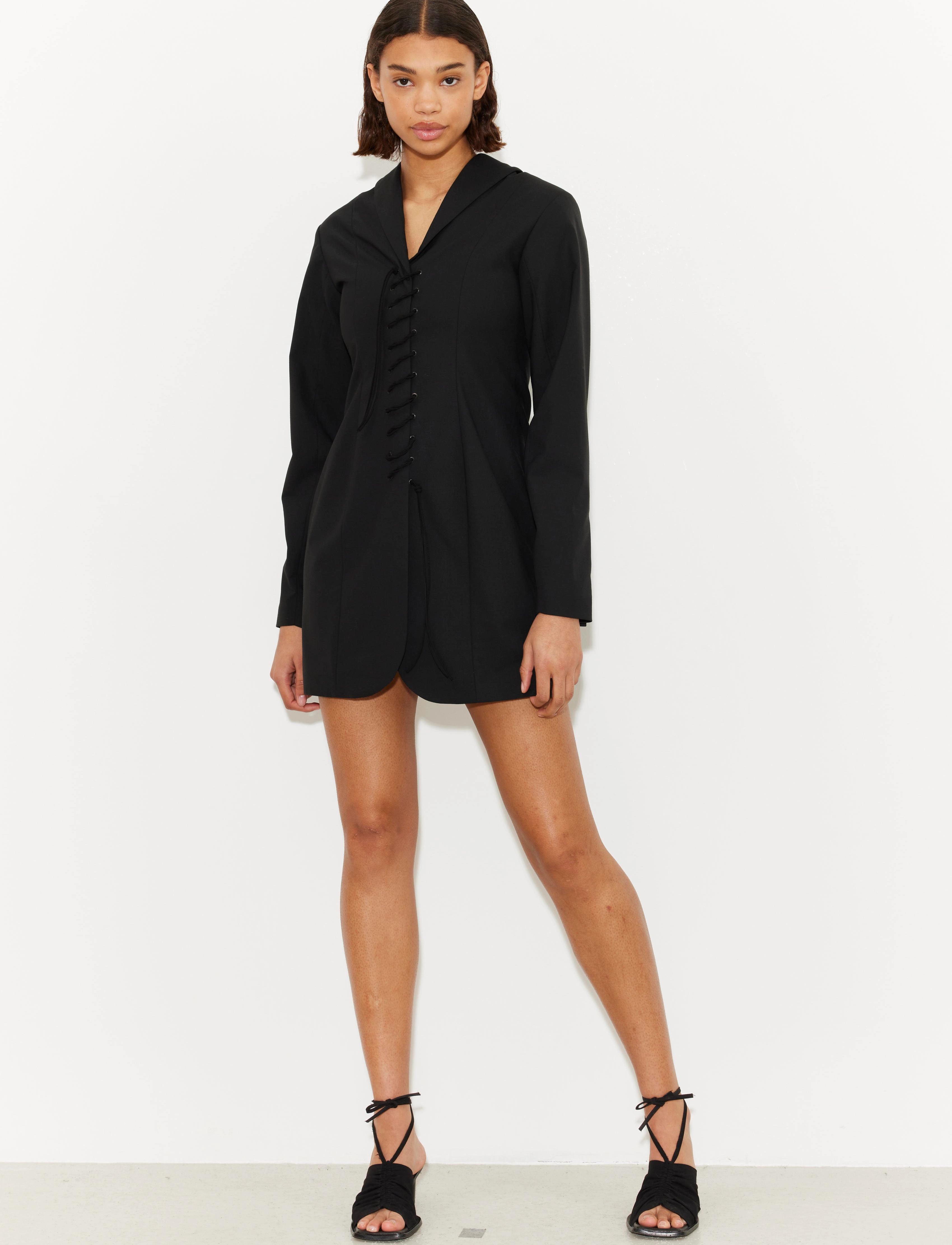 HOLZWEILER - Faya Dress - minikleidid - black - 4