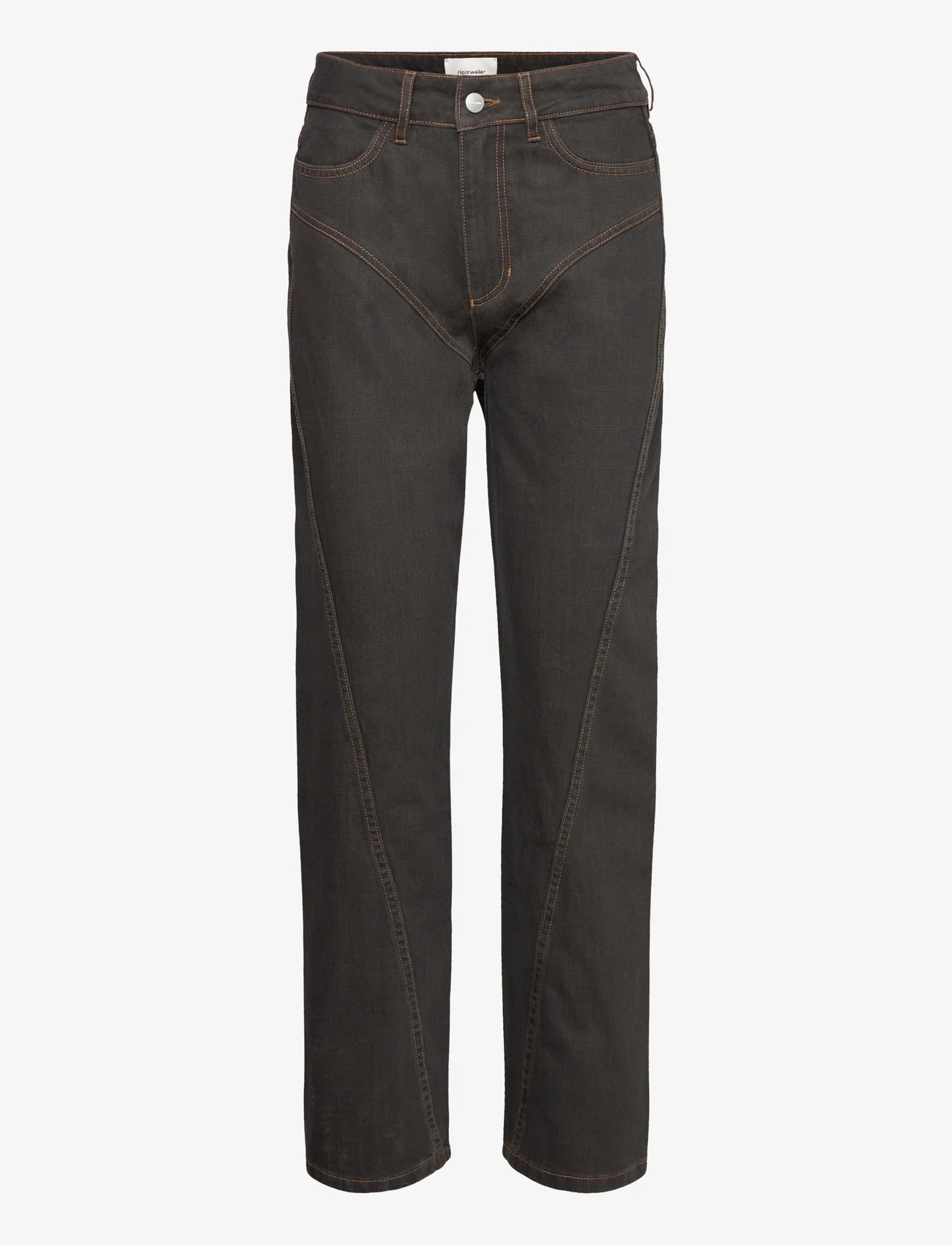HOLZWEILER - Naomi Trousers - straight jeans - brown - 0