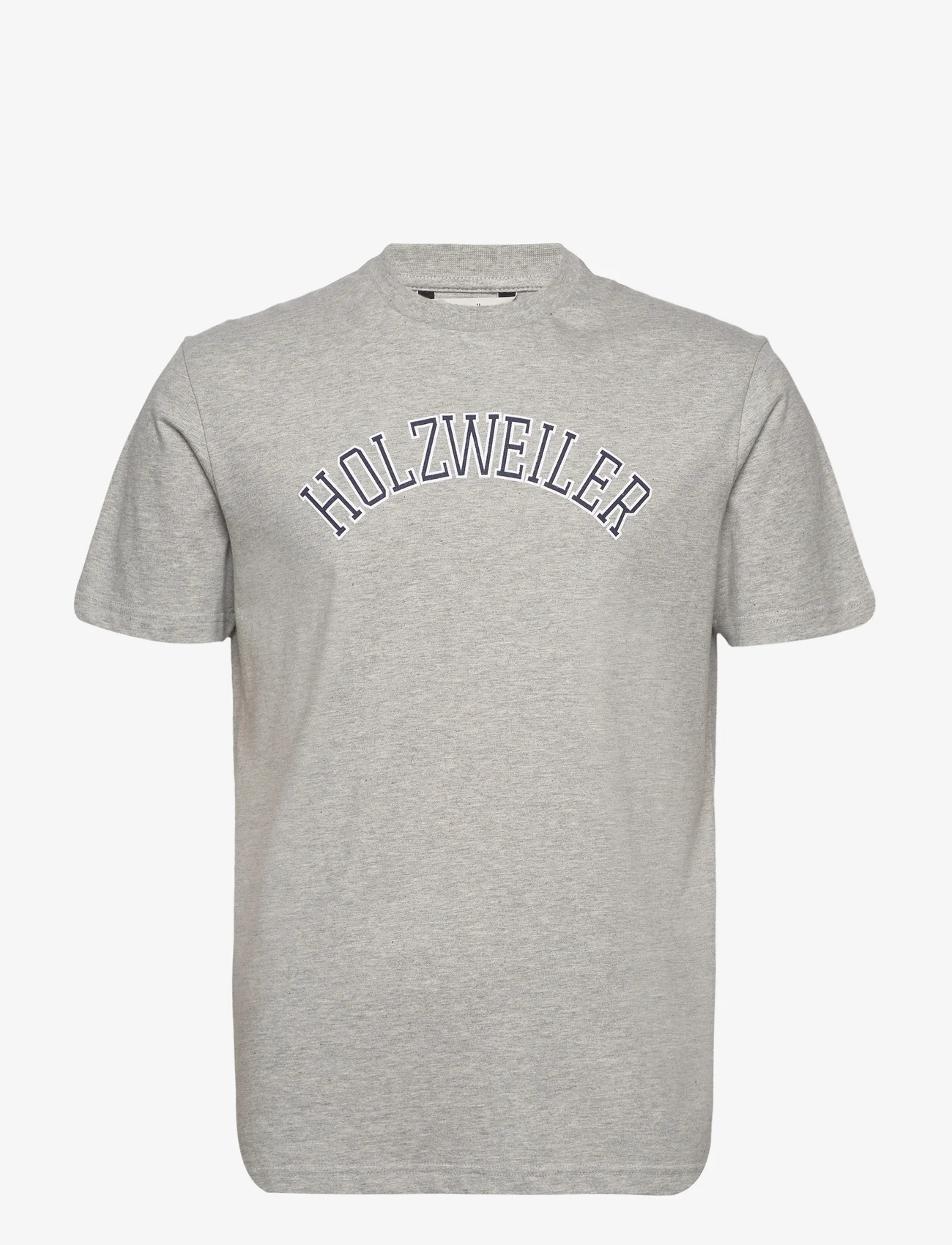 HOLZWEILER - Tucker Tee - basic t-shirts - lt. grey mix - 0