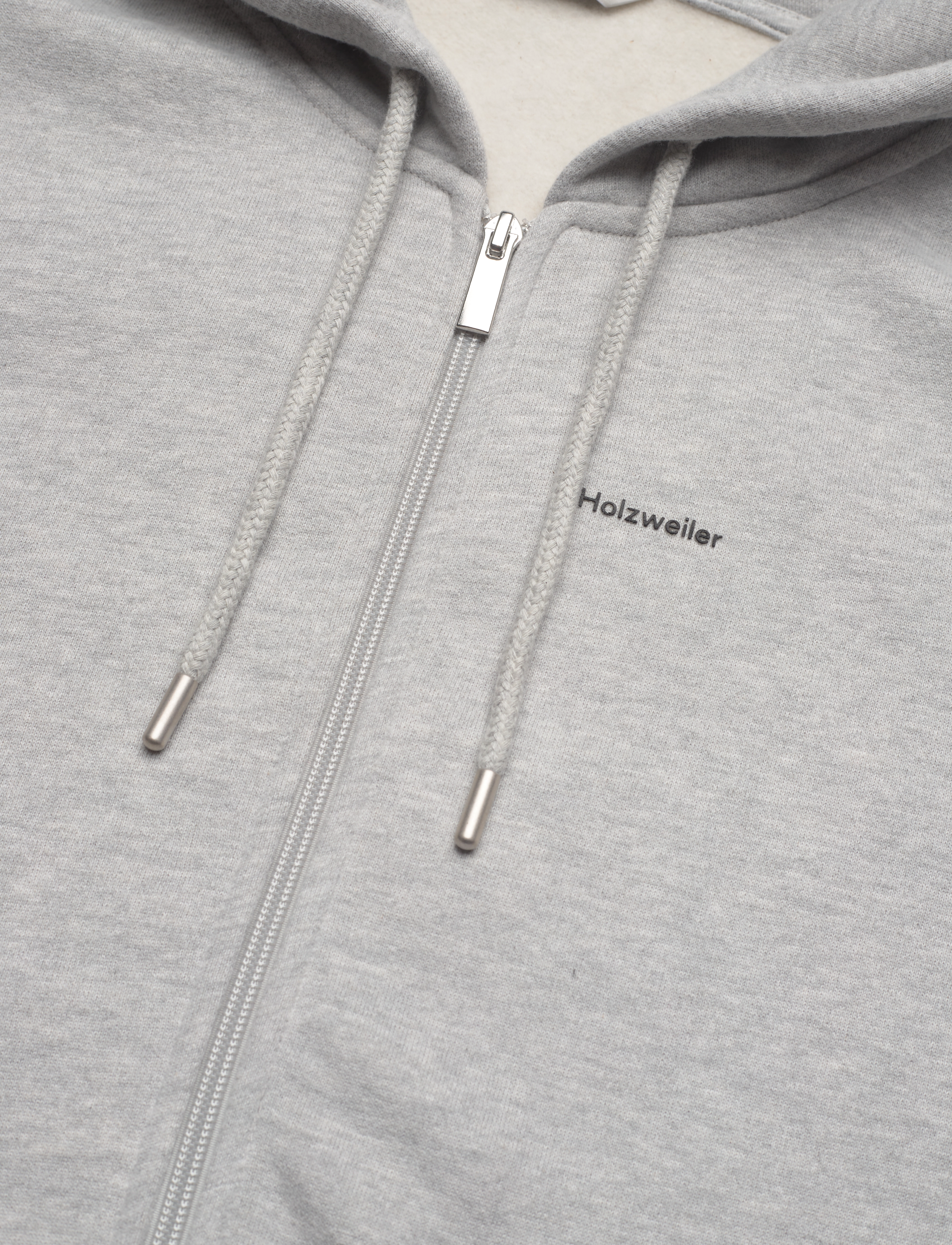 HOLZWEILER - M. Fortune Zip Hoodie - lt. grey mix - 2