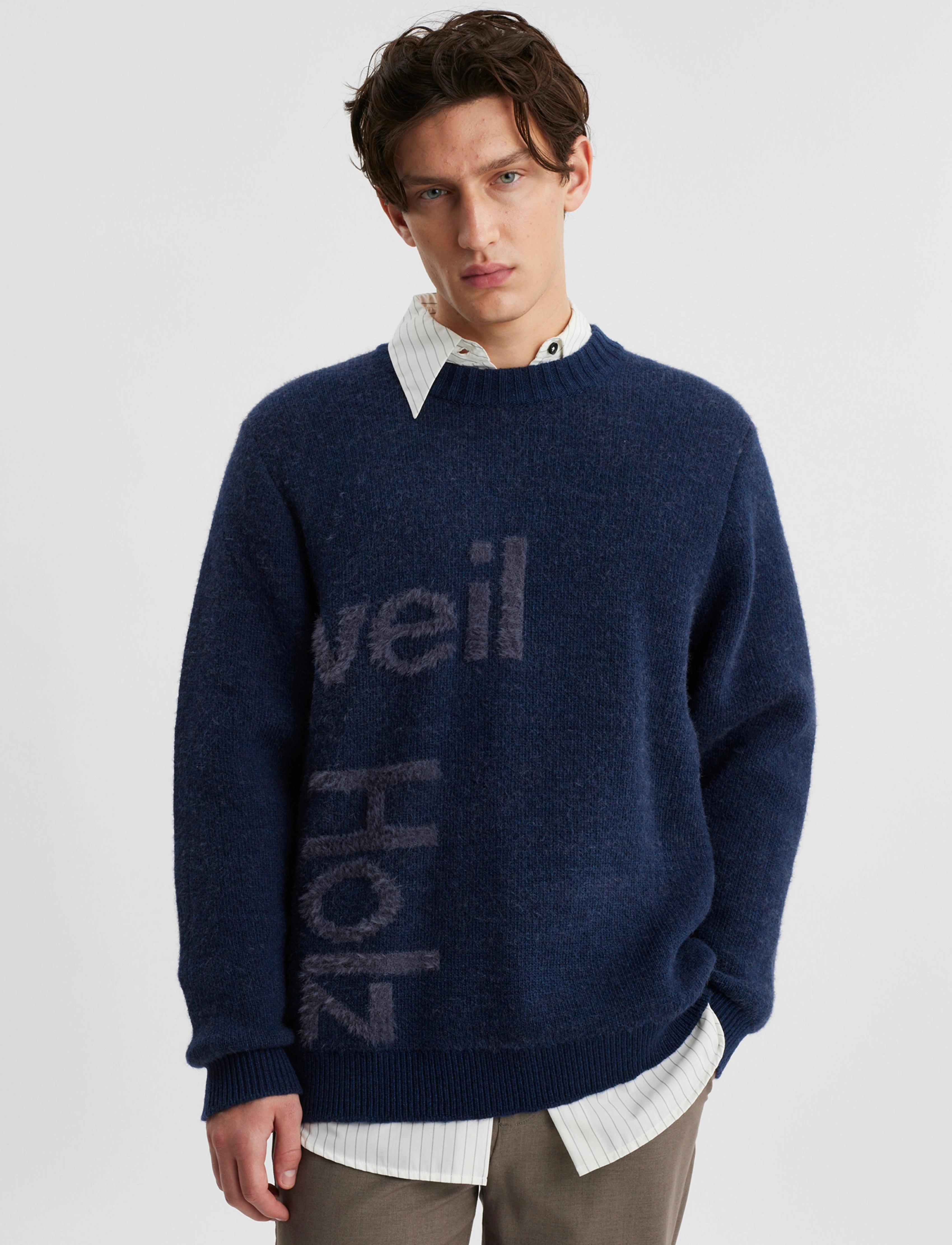 HOLZWEILER - Haza Logo Crew - dk. blue - 2