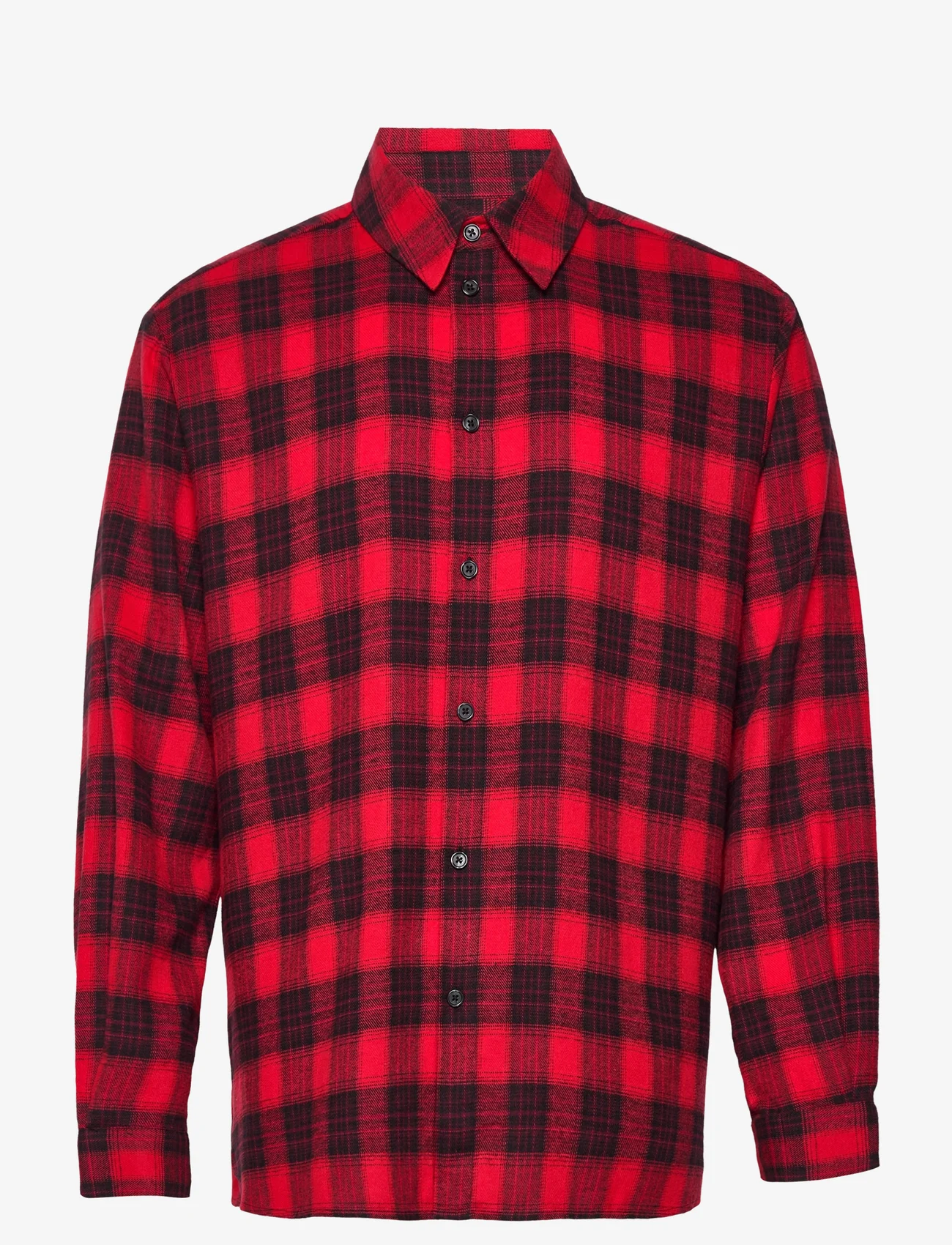HOLZWEILER - Elja Red Check Shirt - rutiga skjortor - red - 0