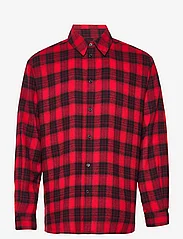HOLZWEILER - Elja Red Check Shirt - checkered shirts - red - 0