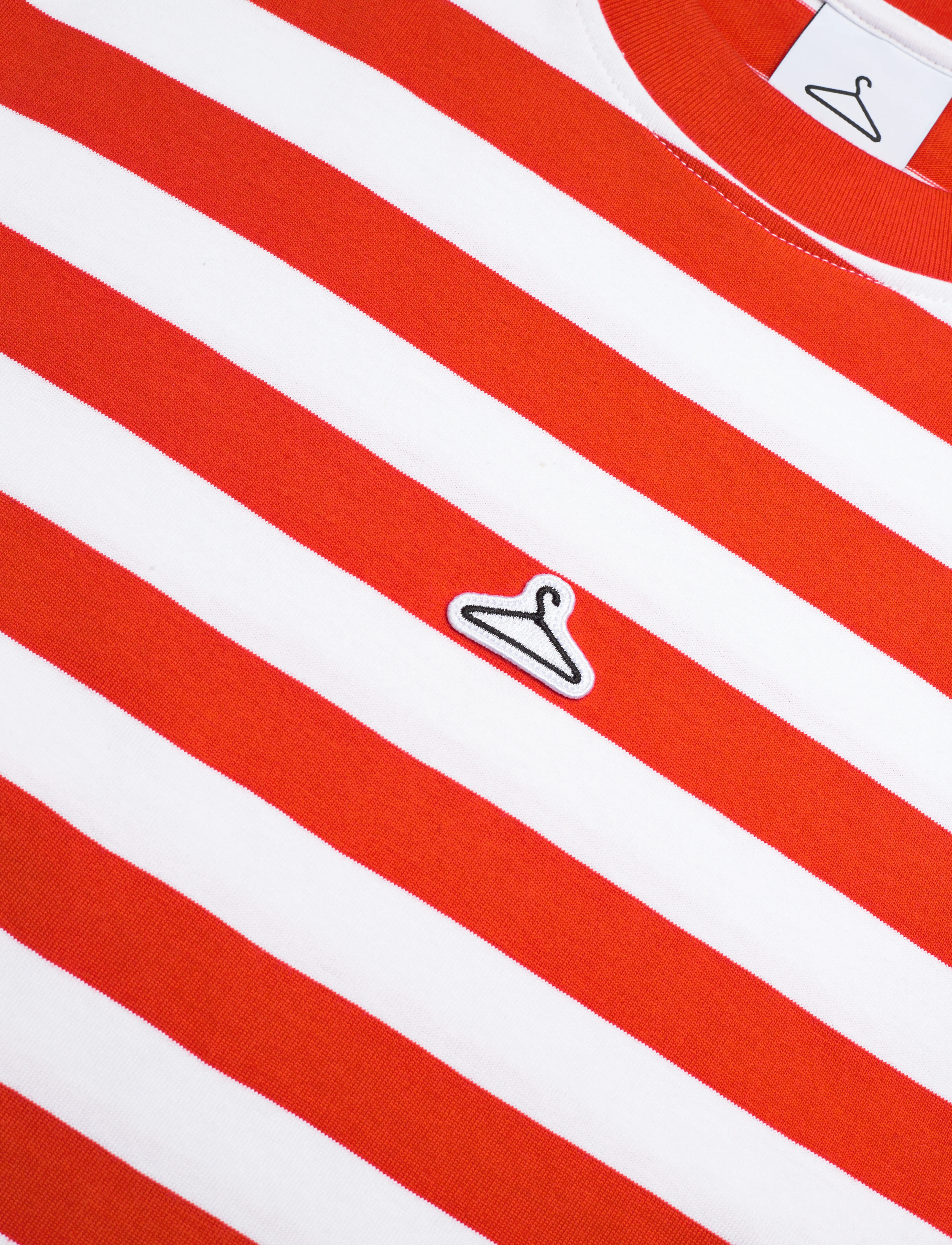 HOLZWEILER - W. Hanger Striped Tee - red white - 2