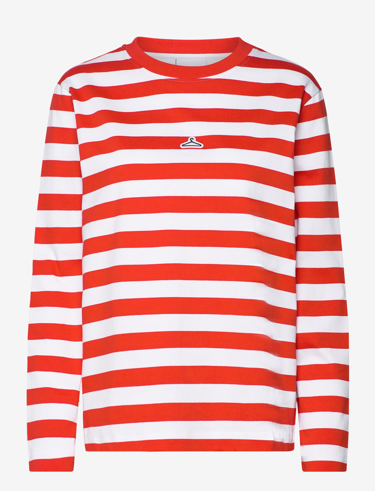 HOLZWEILER - W. Hanger Striped Longsleeve - red white - 0