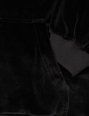 HOLZWEILER - W. Hanger Velvet Rhinestone Zip Hoodie - džemperiai su gobtuvu - black - 6