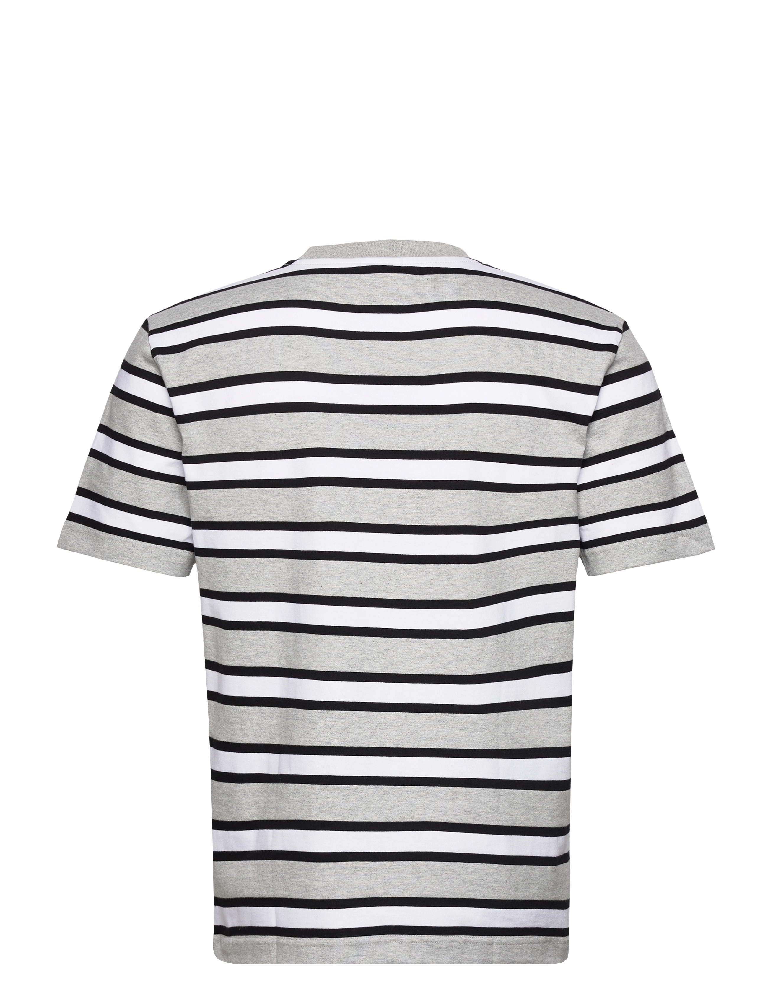 HOLZWEILER - M. Hanger Striped Tee - grey mix - 1