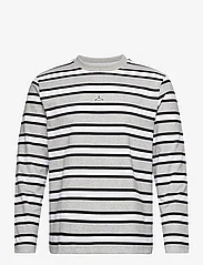 HOLZWEILER - M. Hanger Striped Longsleeve - t-shirts - grey mix - 0