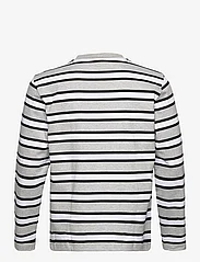 HOLZWEILER - M. Hanger Striped Longsleeve - långärmade t-shirts - grey mix - 1