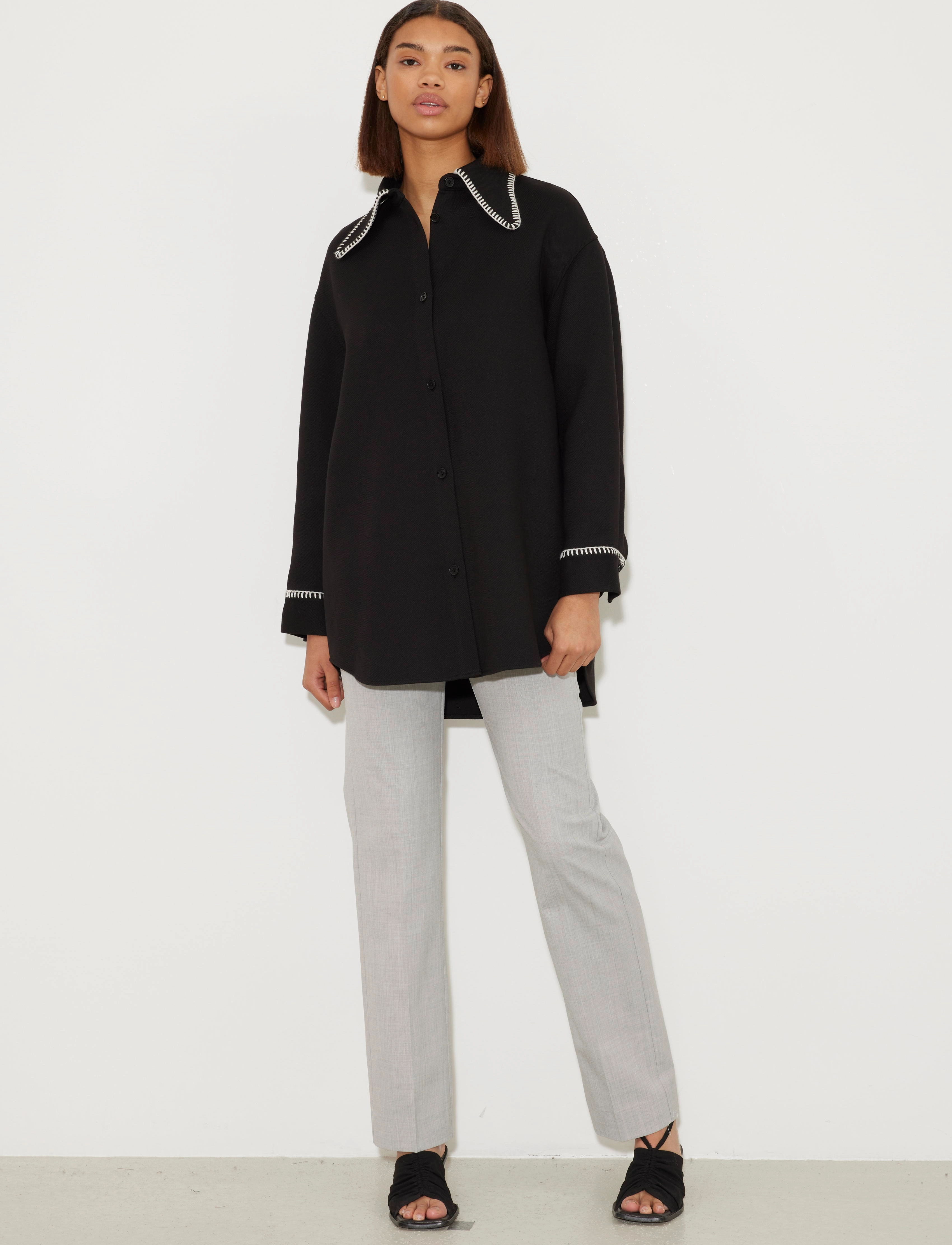 HOLZWEILER - Dais Stitch Shirt - black - 3