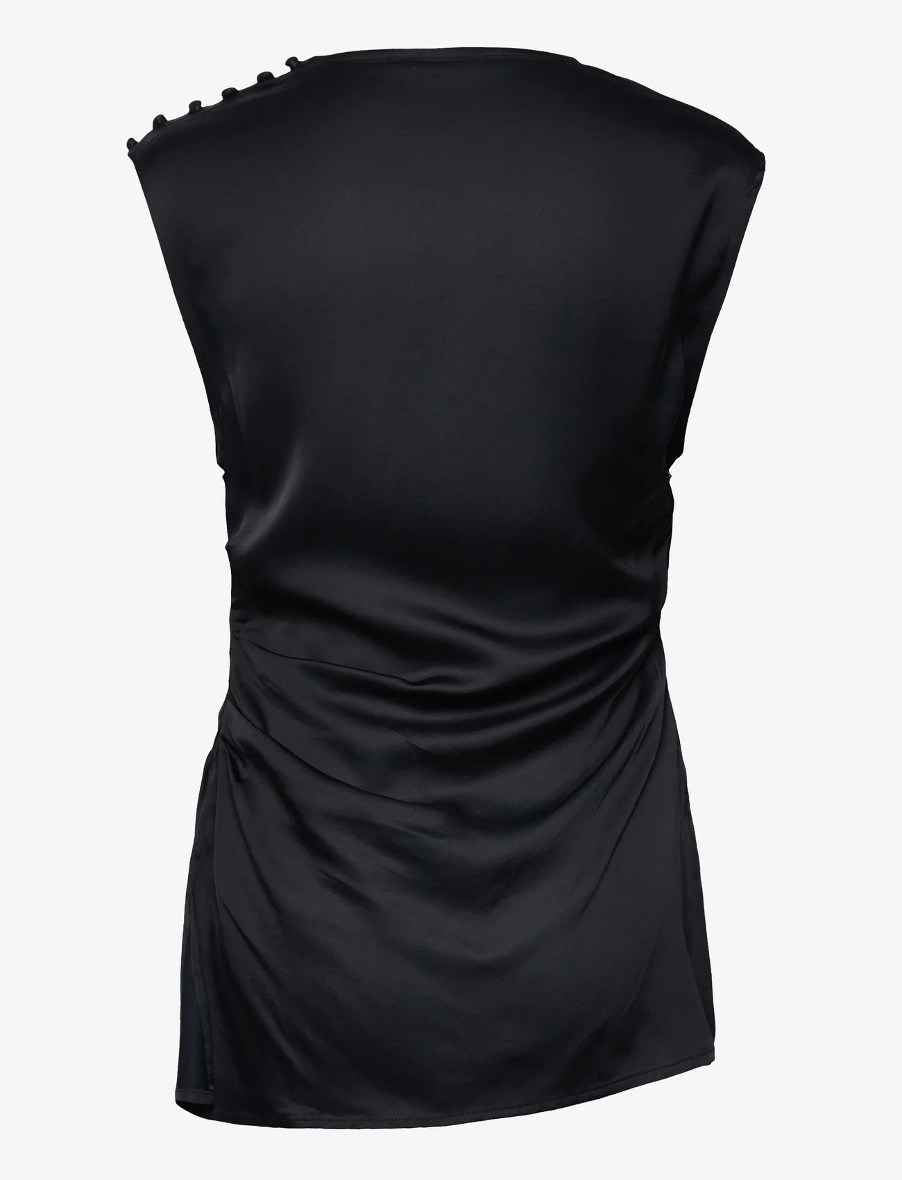 HOLZWEILER - Bell Blouse - sleeveless blouses - black - 1