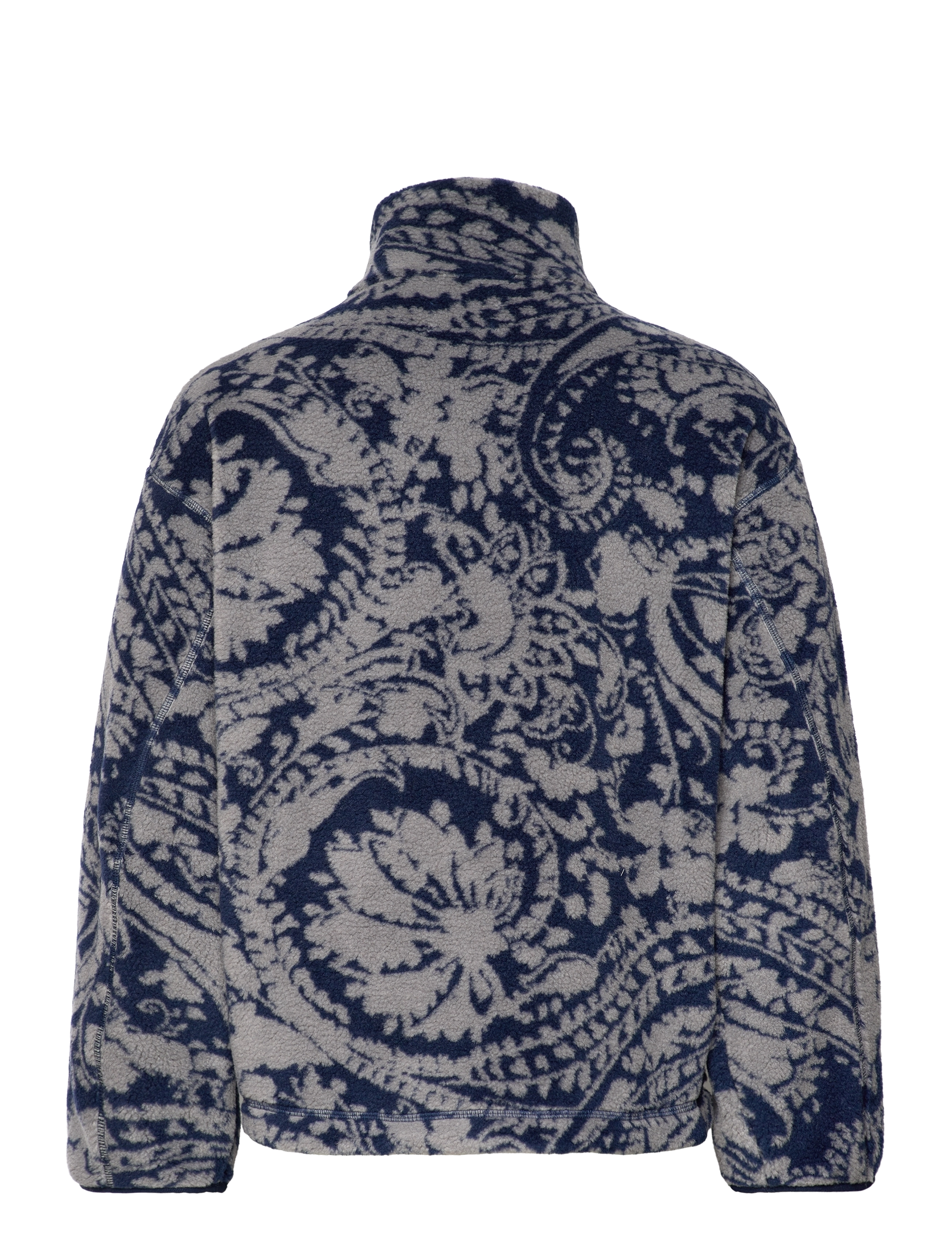 HOLZWEILER - Archie Paisley Half Zip - blue mix - 1