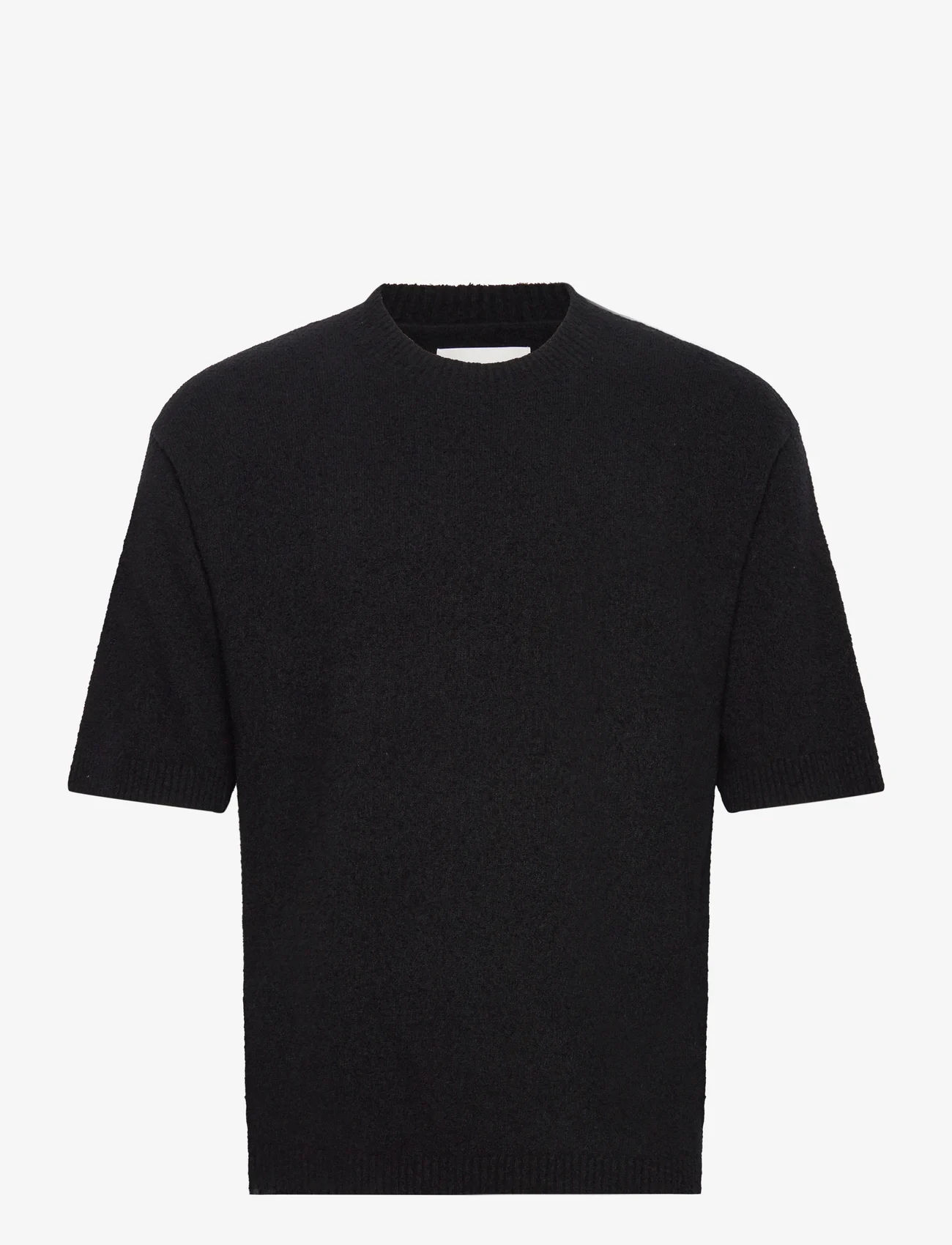 HOLZWEILER - Ranger Knit Tee - basic t-shirts - black - 0