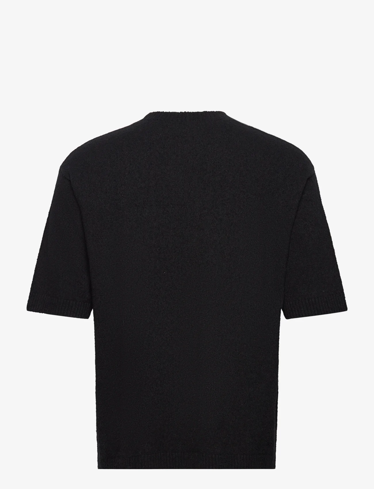 HOLZWEILER - Ranger Knit Tee - basic t-shirts - black - 1