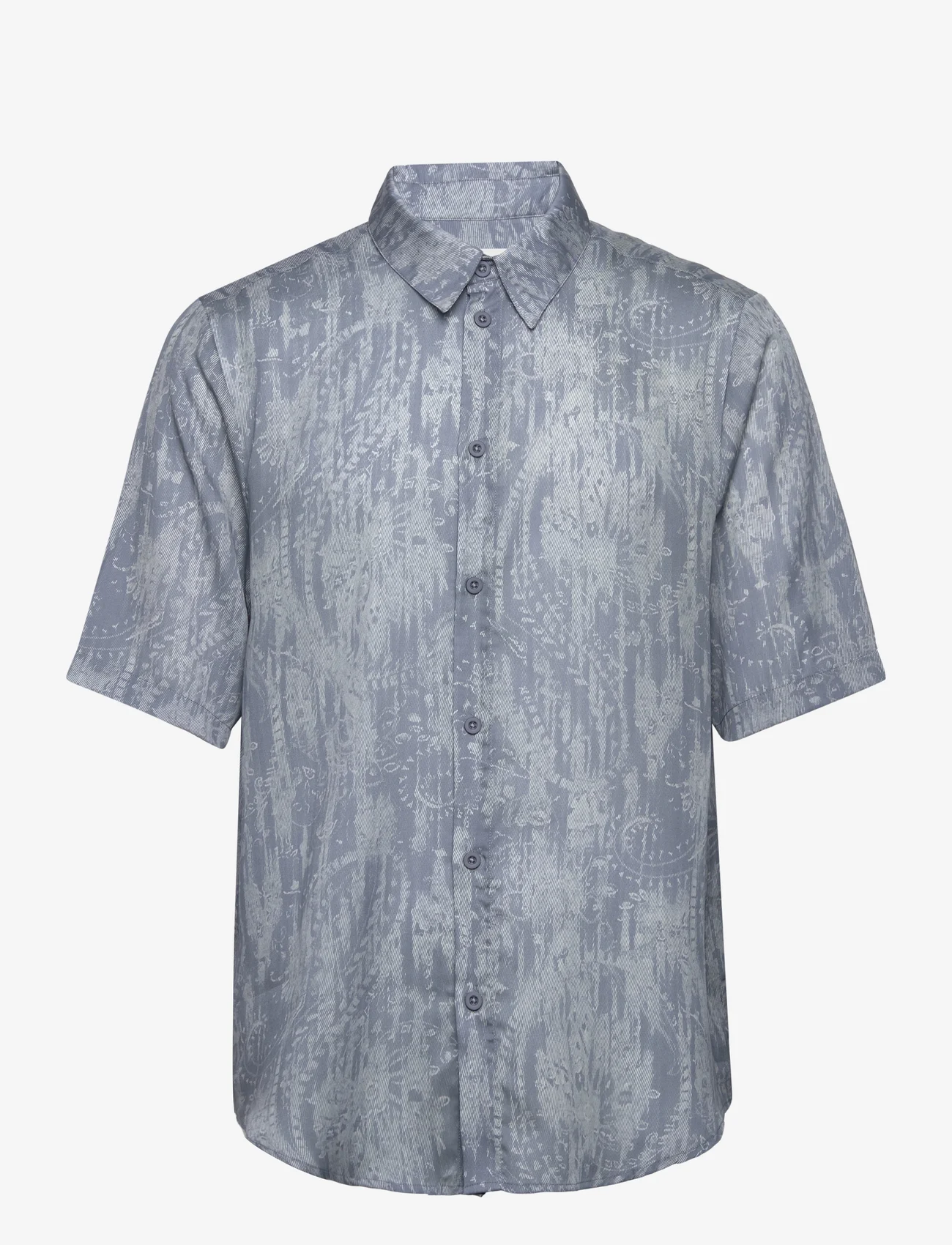 HOLZWEILER - Wiki Print Shirt - short-sleeved t-shirts - blue mix - 0