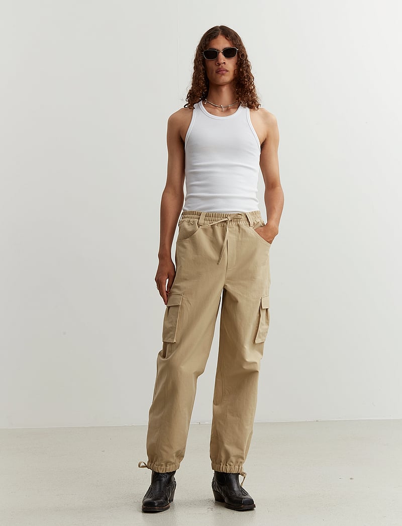 HOLZWEILER - Tribeca Cargo Trousers - cargobyxor - beige - 0
