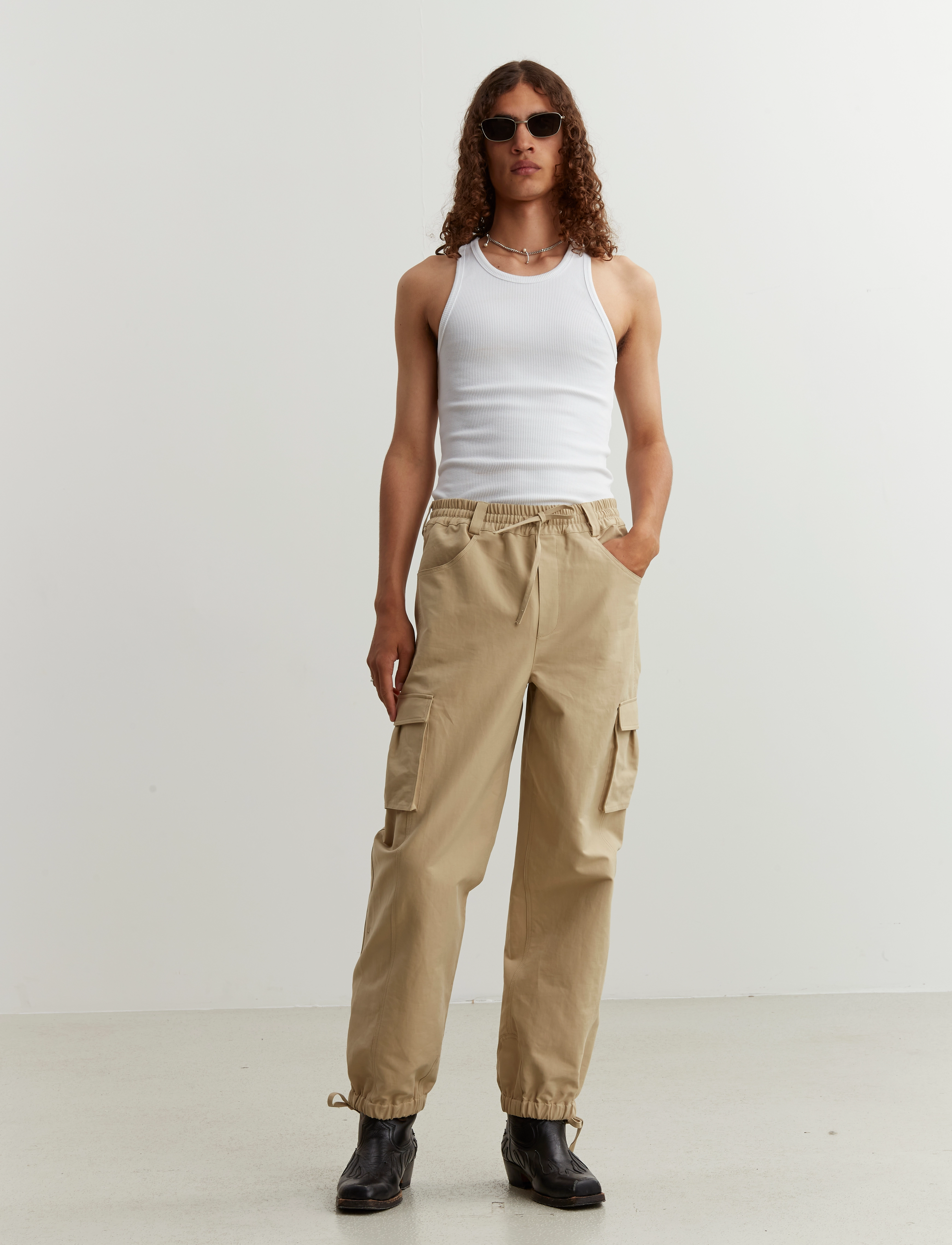 HOLZWEILER - Tribeca Cargo Trousers - cargobukser - beige - 0