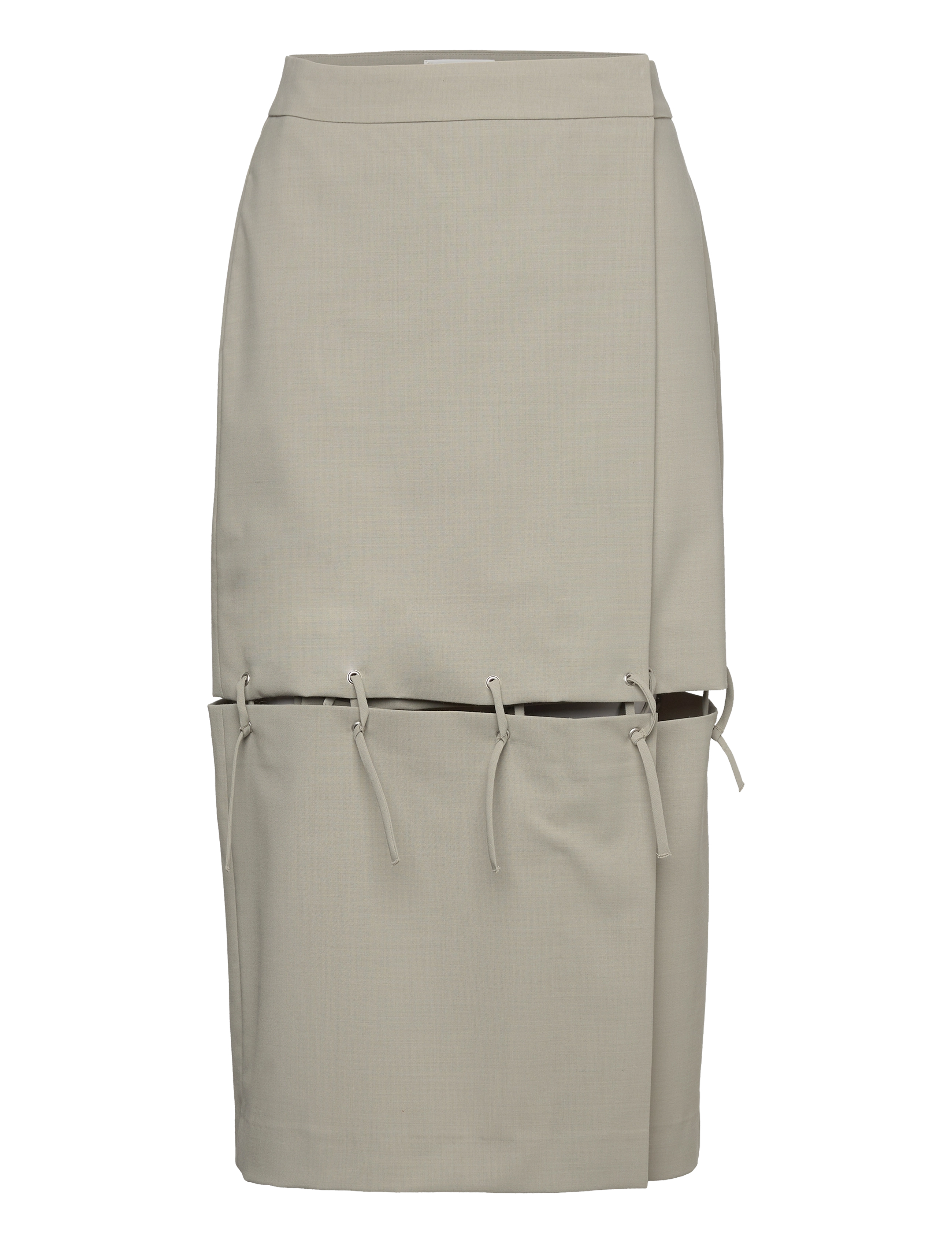 HOLZWEILER Gabriela Skirt - HOLZWEILER - TEAL / beige