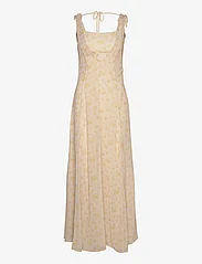HOLZWEILER - Godet Print Dress - festtøj til outletpriser - yellow mix - 0