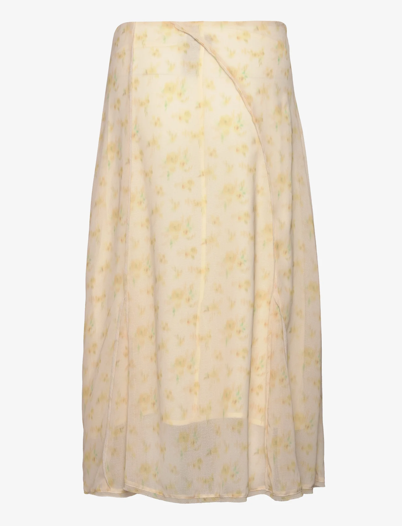 HOLZWEILER - Ivy Print Skirt - festtøj til outletpriser - yellow mix - 1