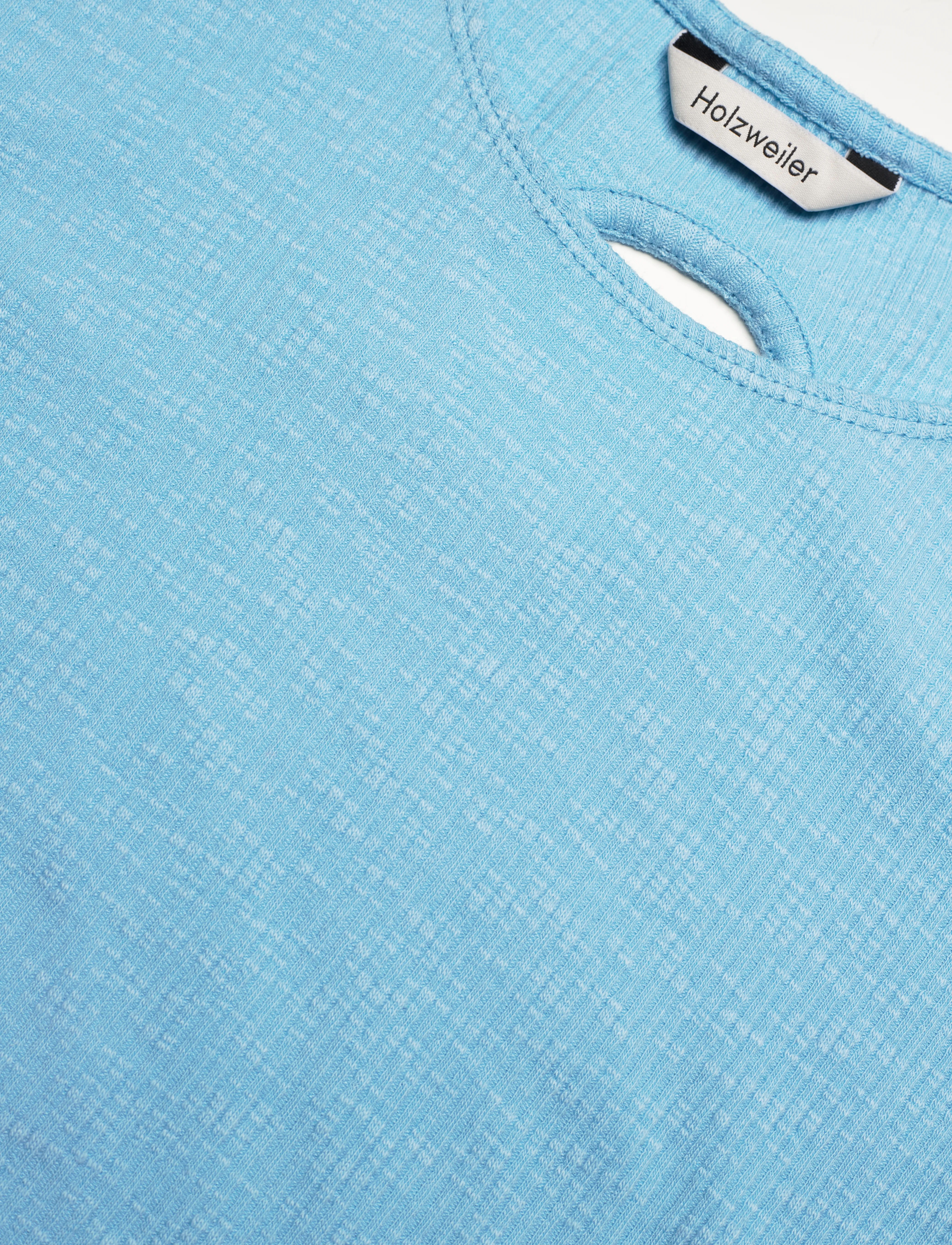HOLZWEILER - Tree Cropped Tee - crop tops - blue - 2
