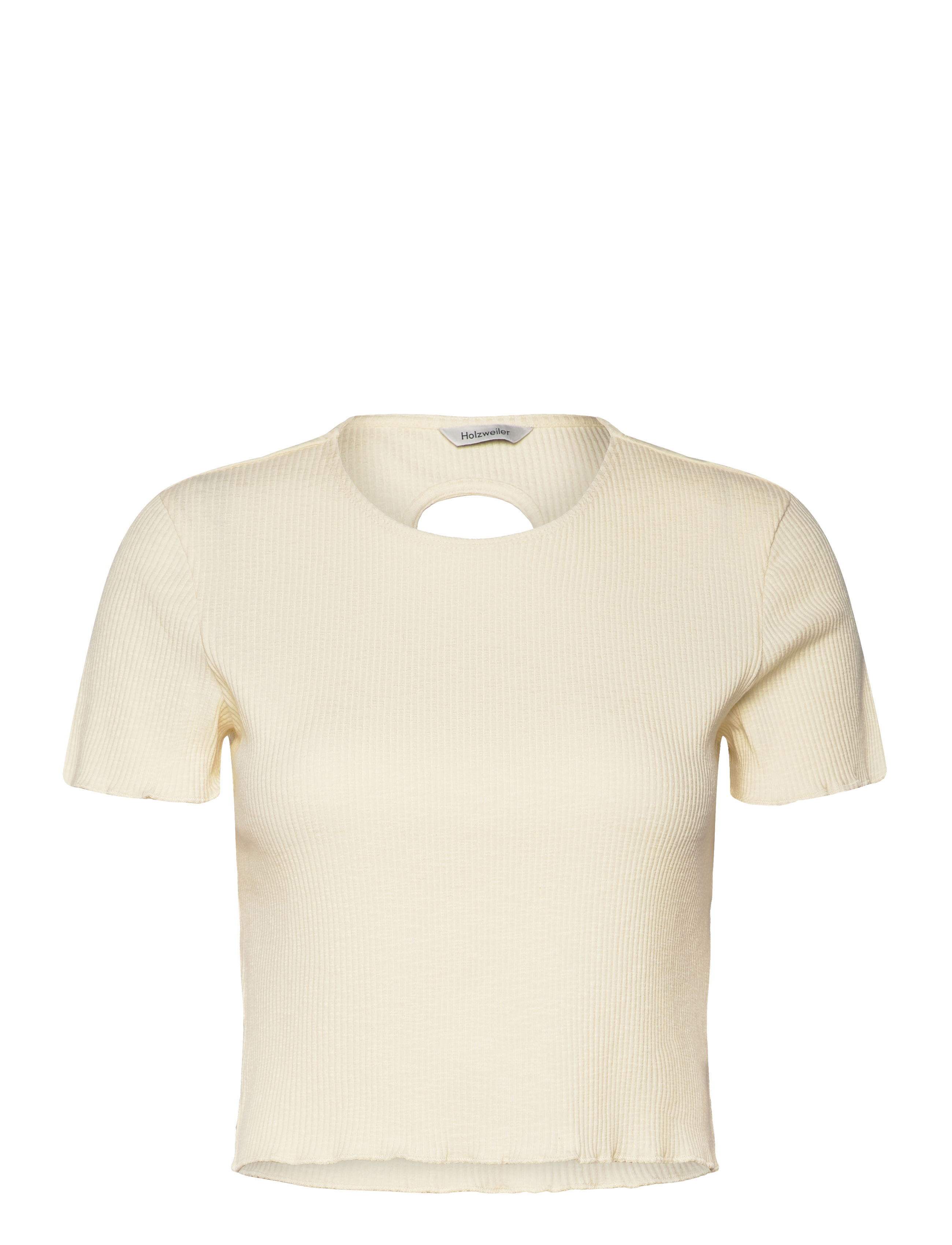 HOLZWEILER Tree Cropped Tee Gelb - XL - Damen