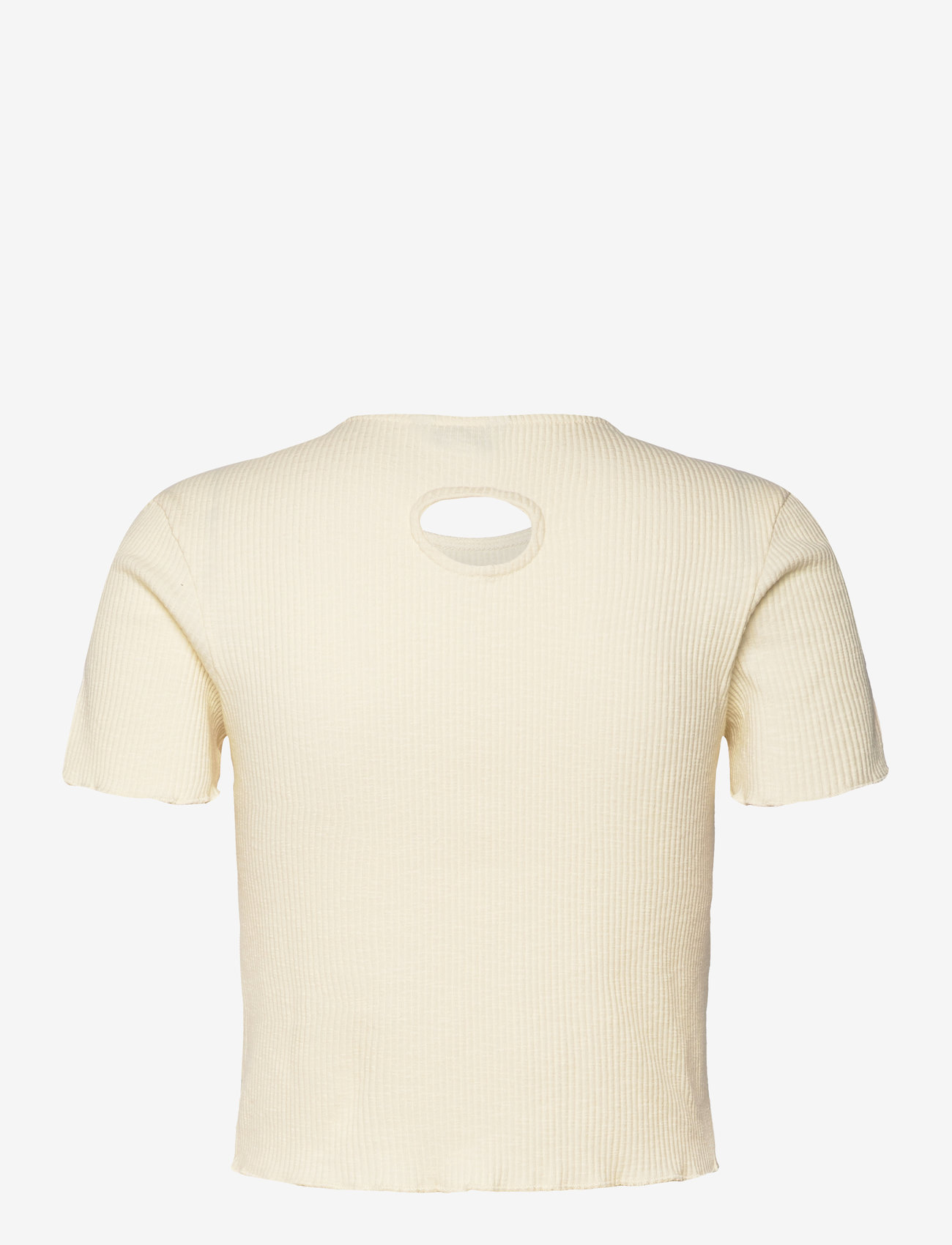 HOLZWEILER - Tree Cropped Tee - crop tops - lt. yellow - 1