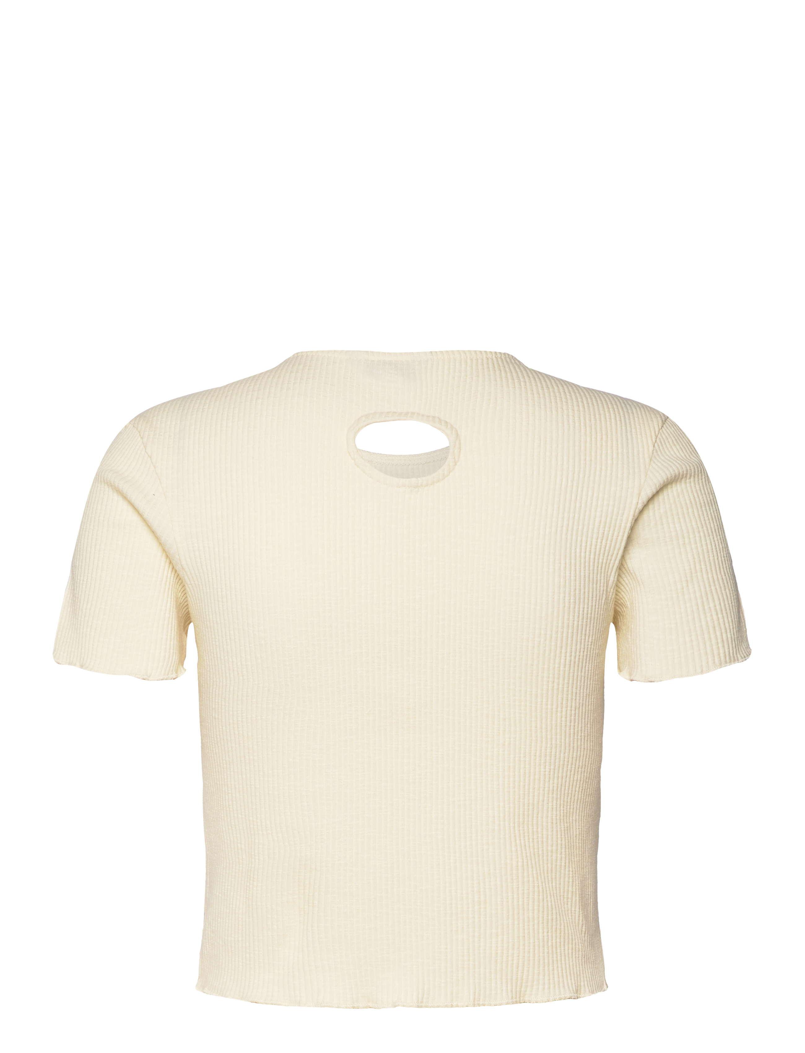 HOLZWEILER - Tree Cropped Tee - crop tops - lt. yellow - 1