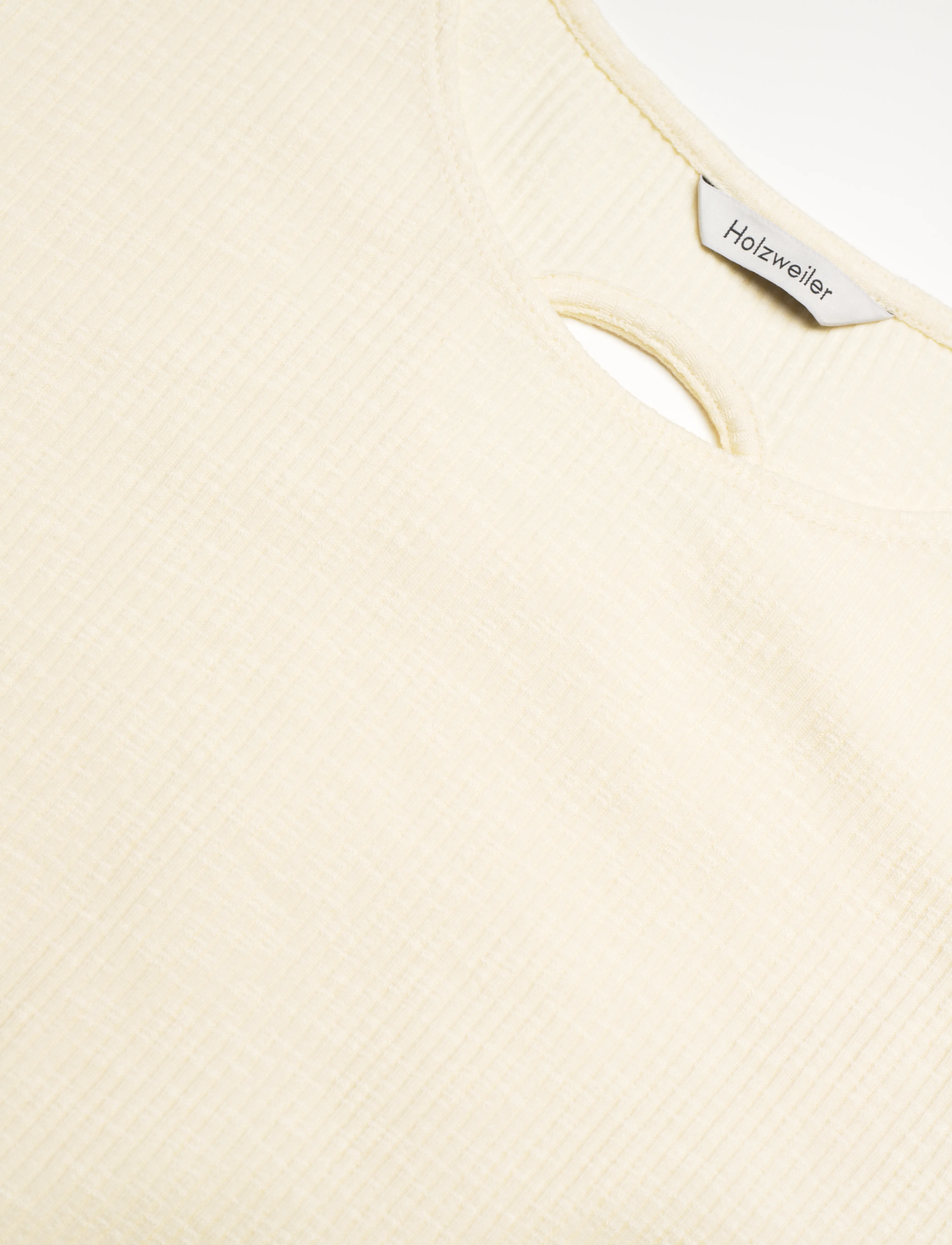 HOLZWEILER - Tree Cropped Tee - crop tops - lt. yellow - 2