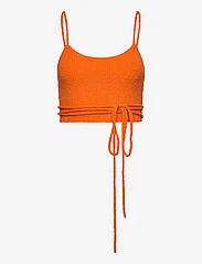 HOLZWEILER - Fama Knit Top - crop tops - orange - 0
