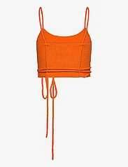 HOLZWEILER - Fama Knit Top - crop tops - orange - 1