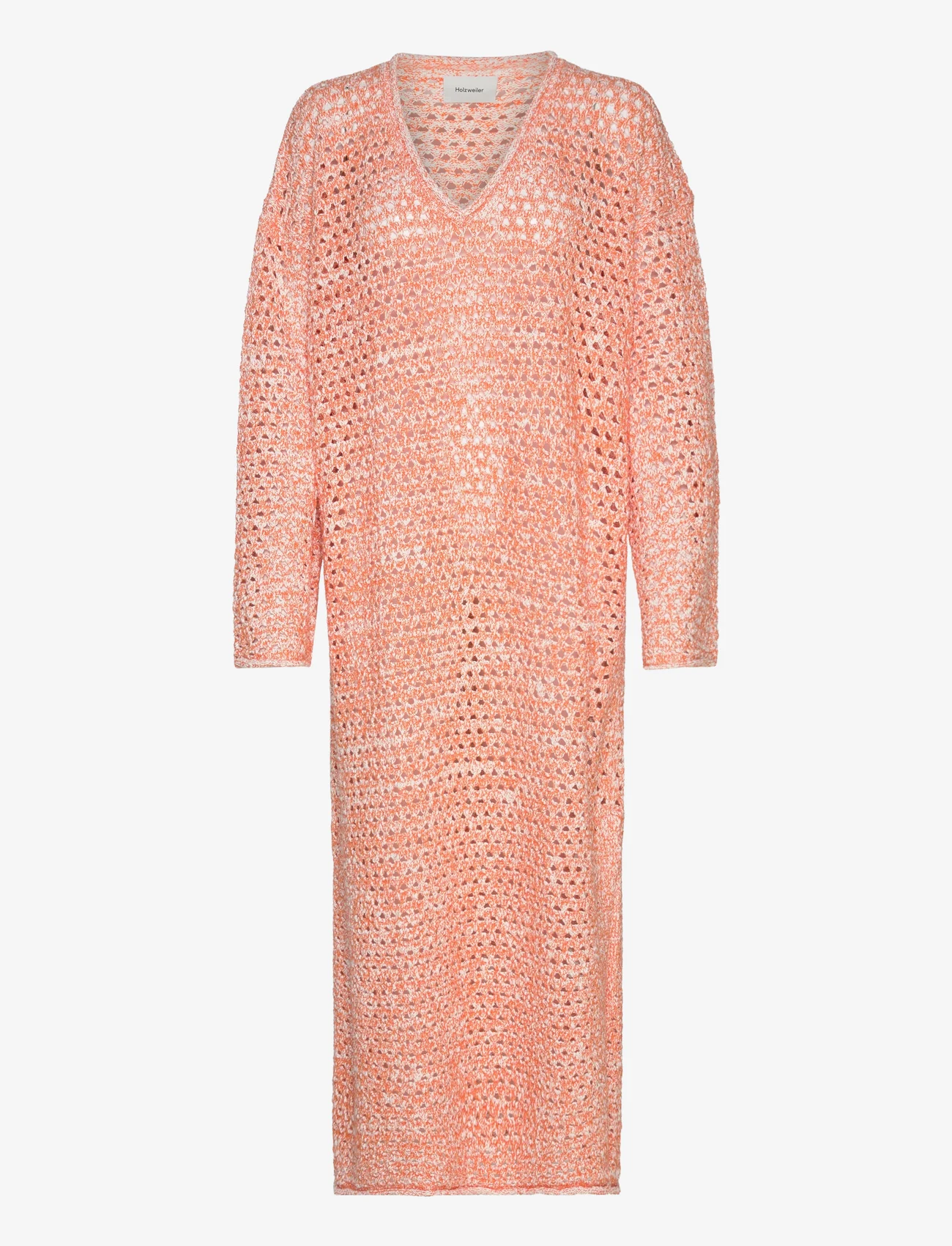 HOLZWEILER - Frida Crochet Dress - strikkede kjoler - orange mix - 0