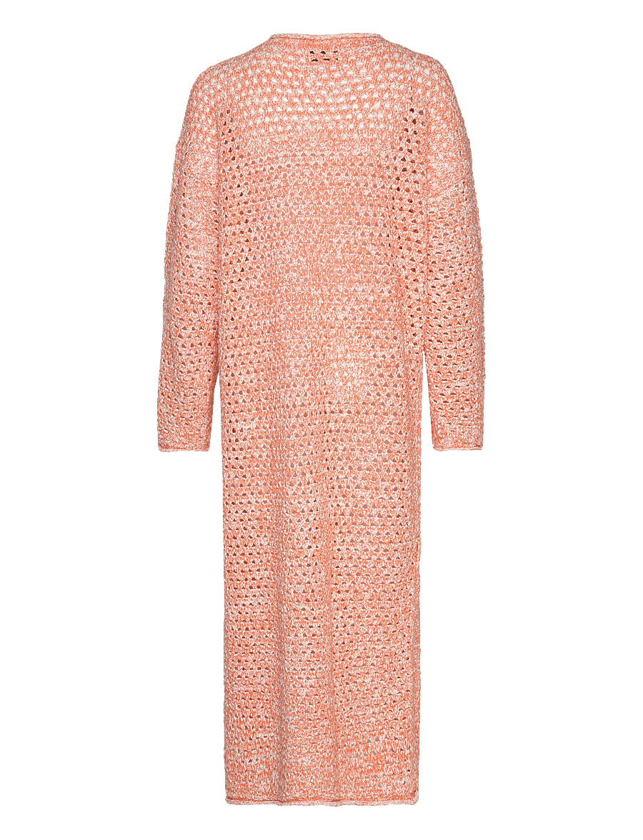 HOLZWEILER - Frida Crochet Dress - knitted dresses - orange mix - 2