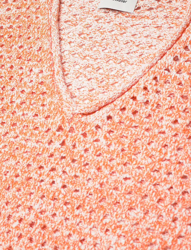 HOLZWEILER - Frida Crochet Dress - strikkjoler - orange mix - 5