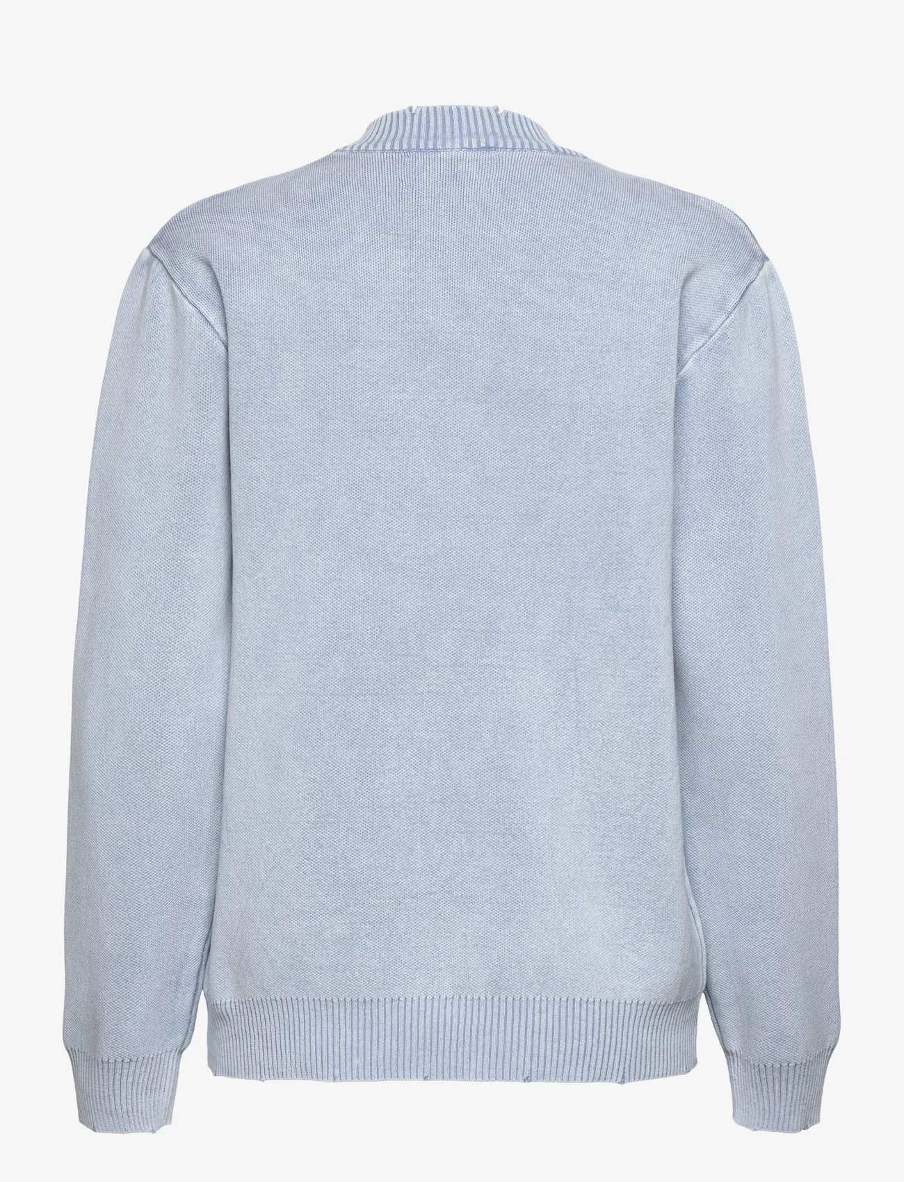 HOLZWEILER - W. Hanger Knit Crew - sportiska stila džemperi un džemperi ar kapuci - lt. blue - 1