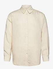 HOLZWEILER - Cave Striped Shirt - basic skjortor - sand mix - 0