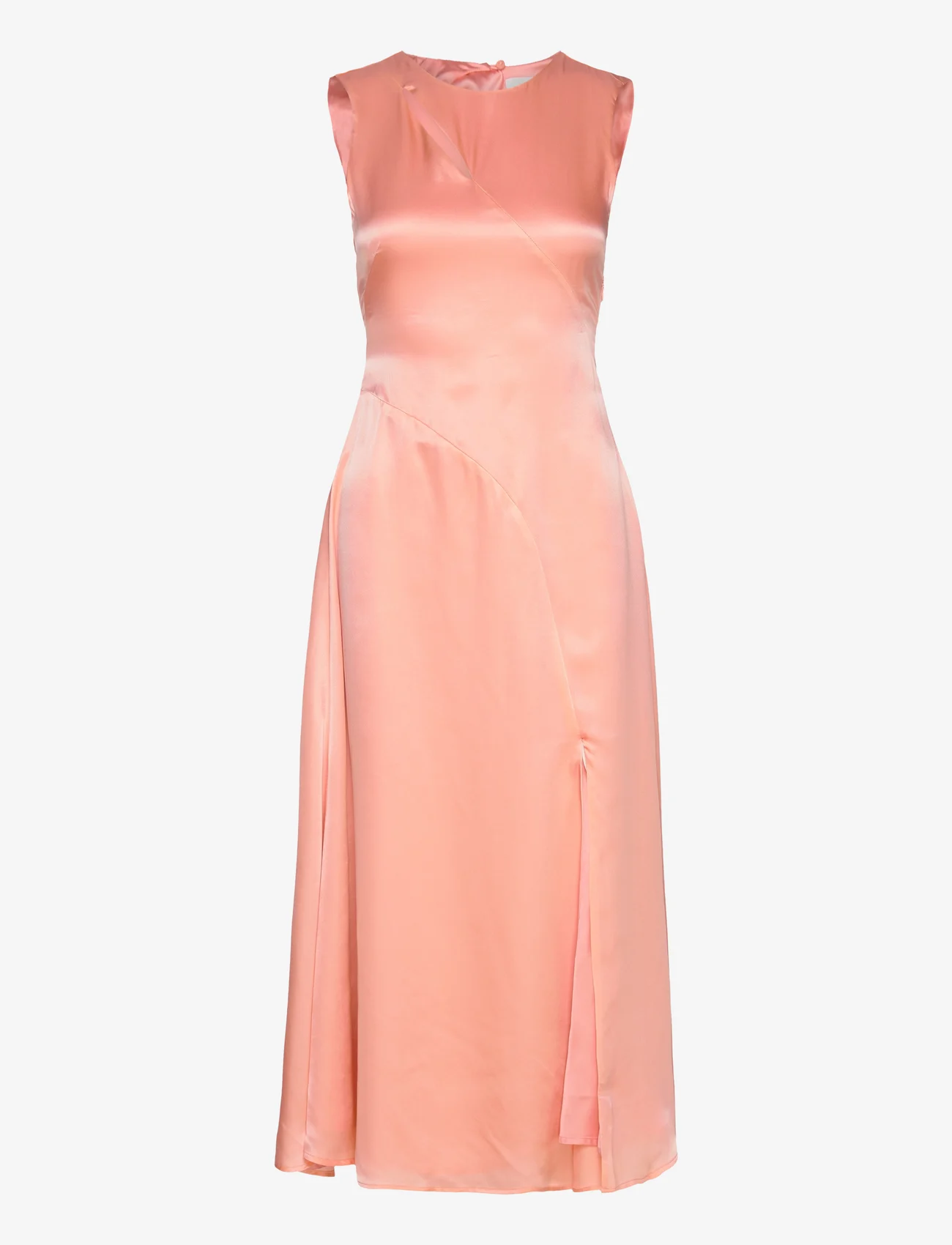 HOLZWEILER - Lisa Silk dress - midi-kleider - pink - 0