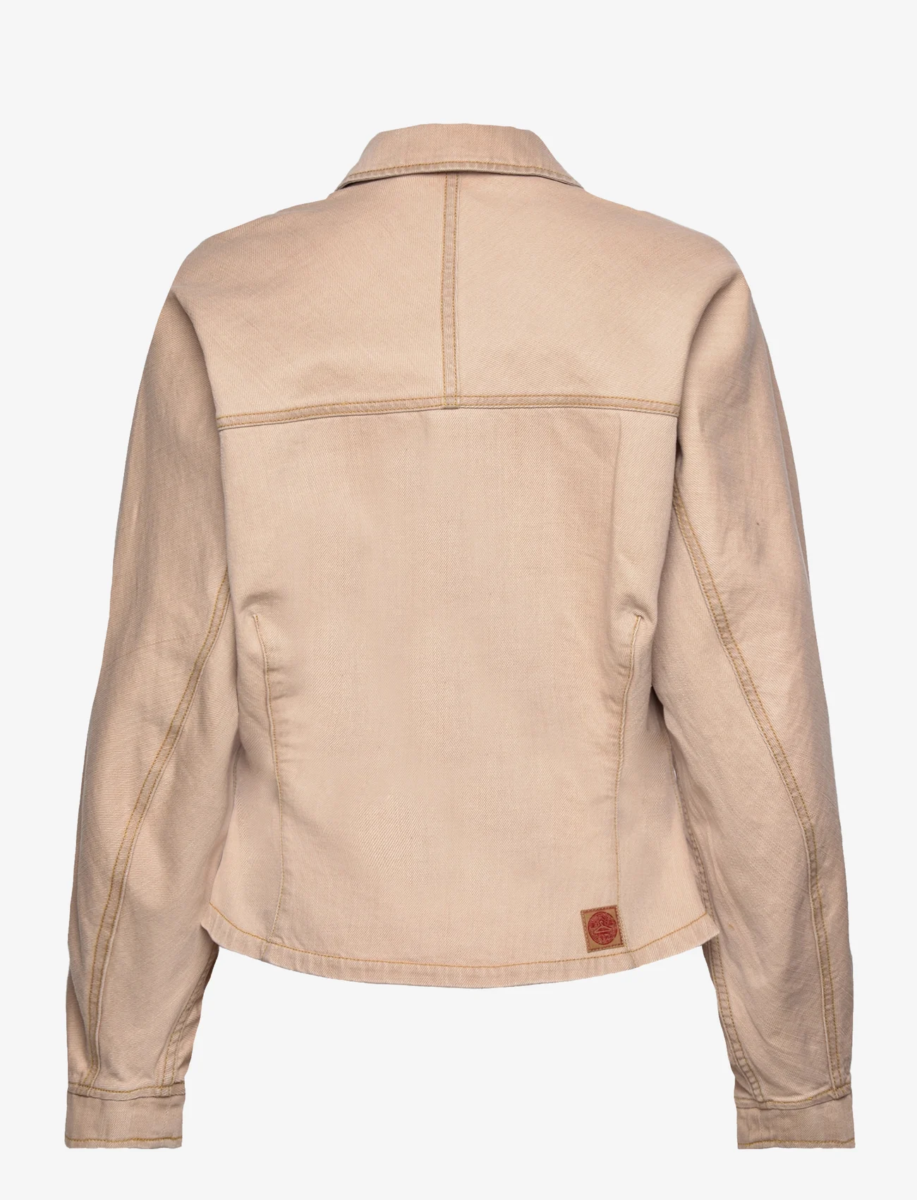 HOLZWEILER - Sousha Denim Jacket - spring jackets - lt. brown - 1