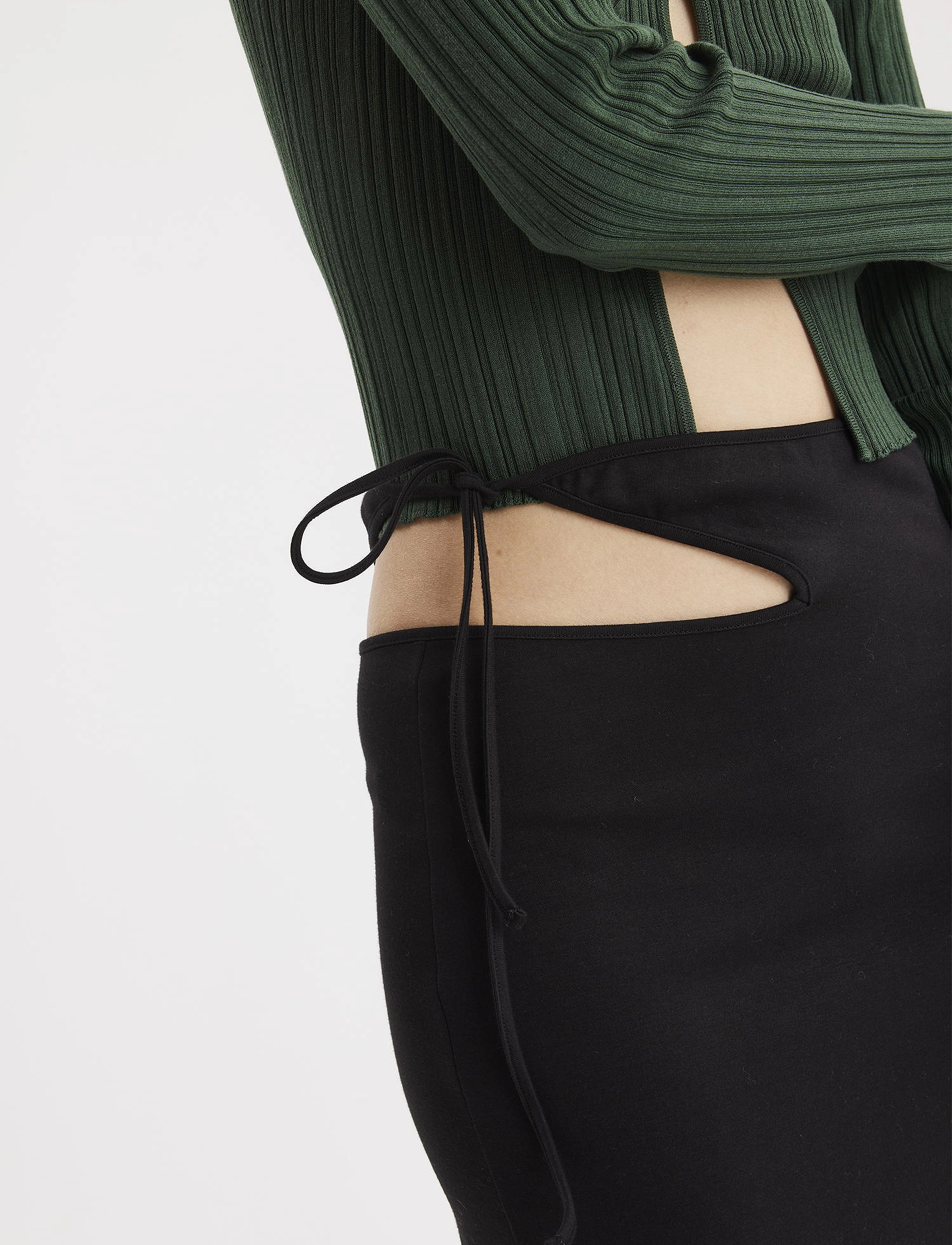 HOLZWEILER - Badabom Skirt - midi röcke - black - 4