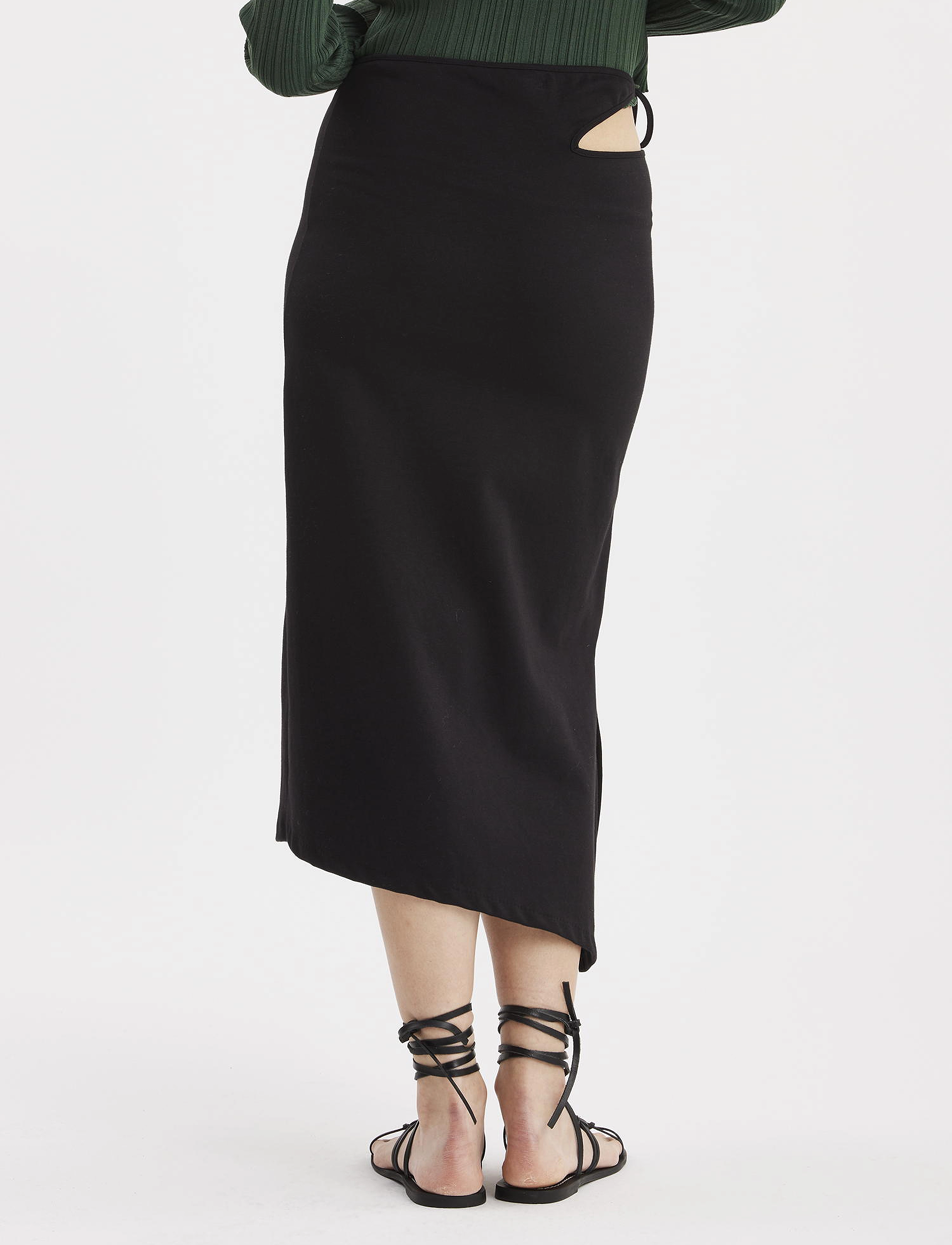 HOLZWEILER - Badabom Skirt - midi röcke - black - 5