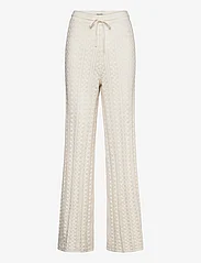 HOLZWEILER - Thiril Crochet Knit Trousers - bukser - white - 0
