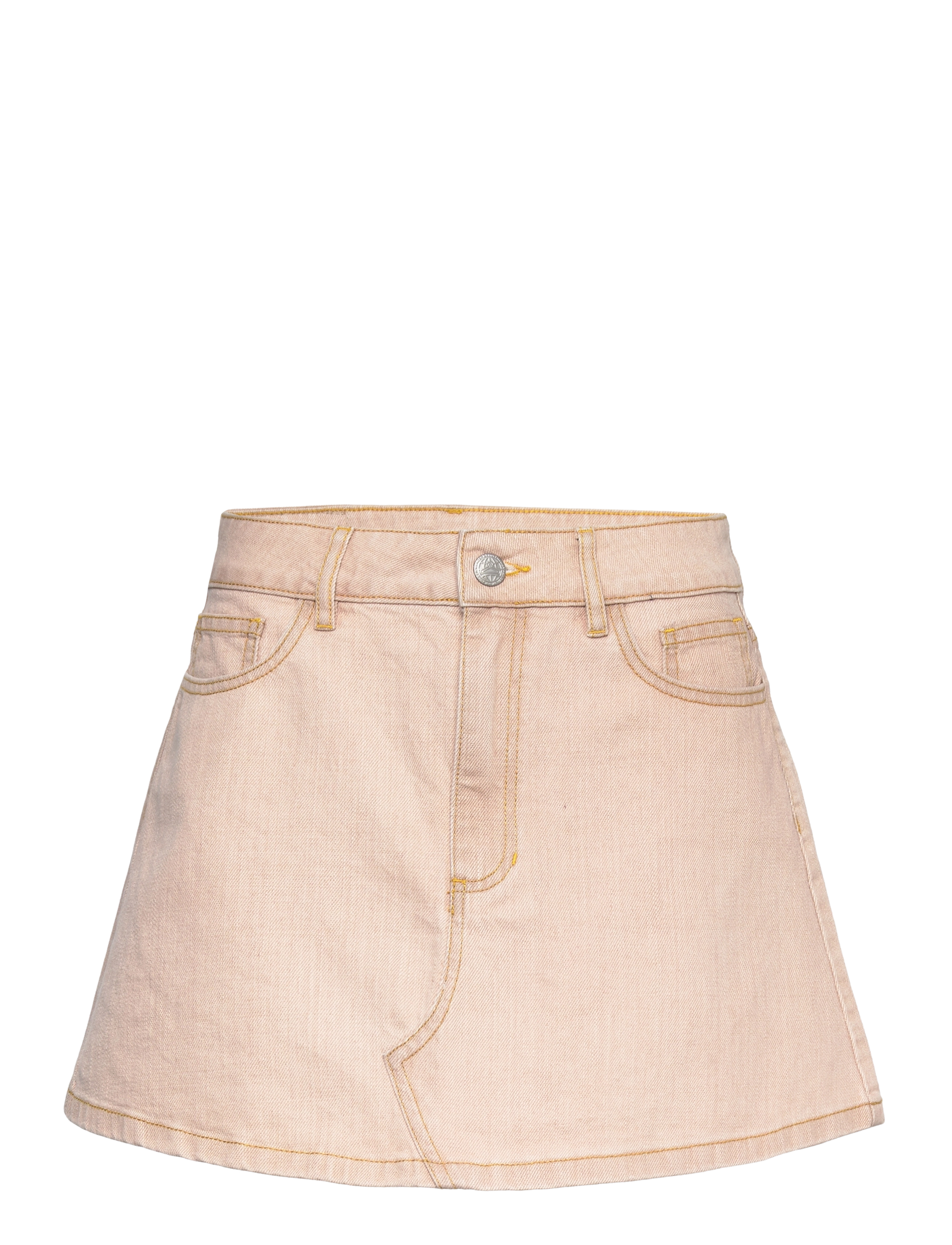 HOLZWEILER Pluto Denim Skirt - HOLZWEILER - LT. BROWN / beige
