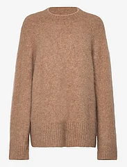 HOLZWEILER - Fure Fluffy Knit Sweater - jumpers - beige - 0