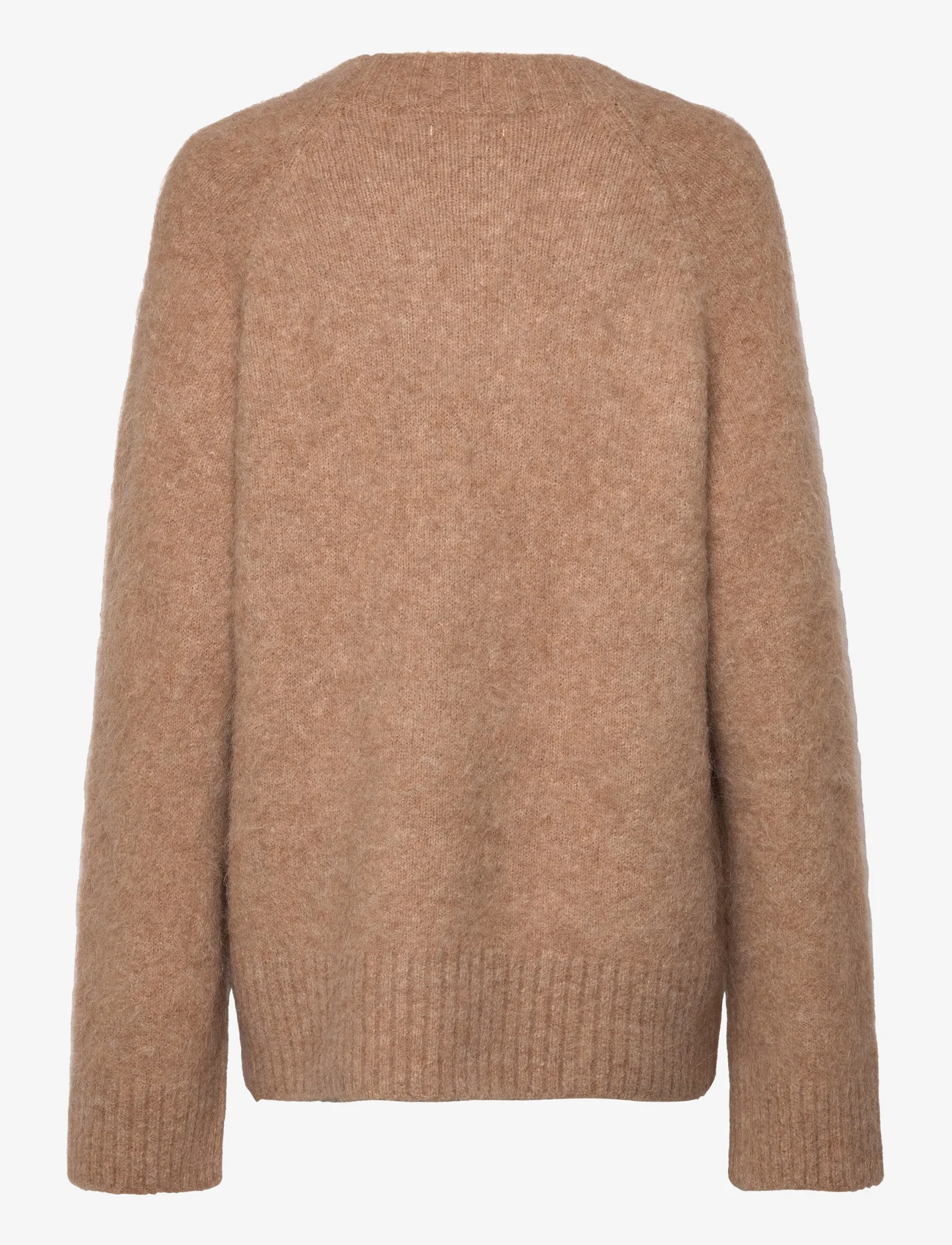 HOLZWEILER - Fure Fluffy Knit Sweater - strikkegensere - beige - 1